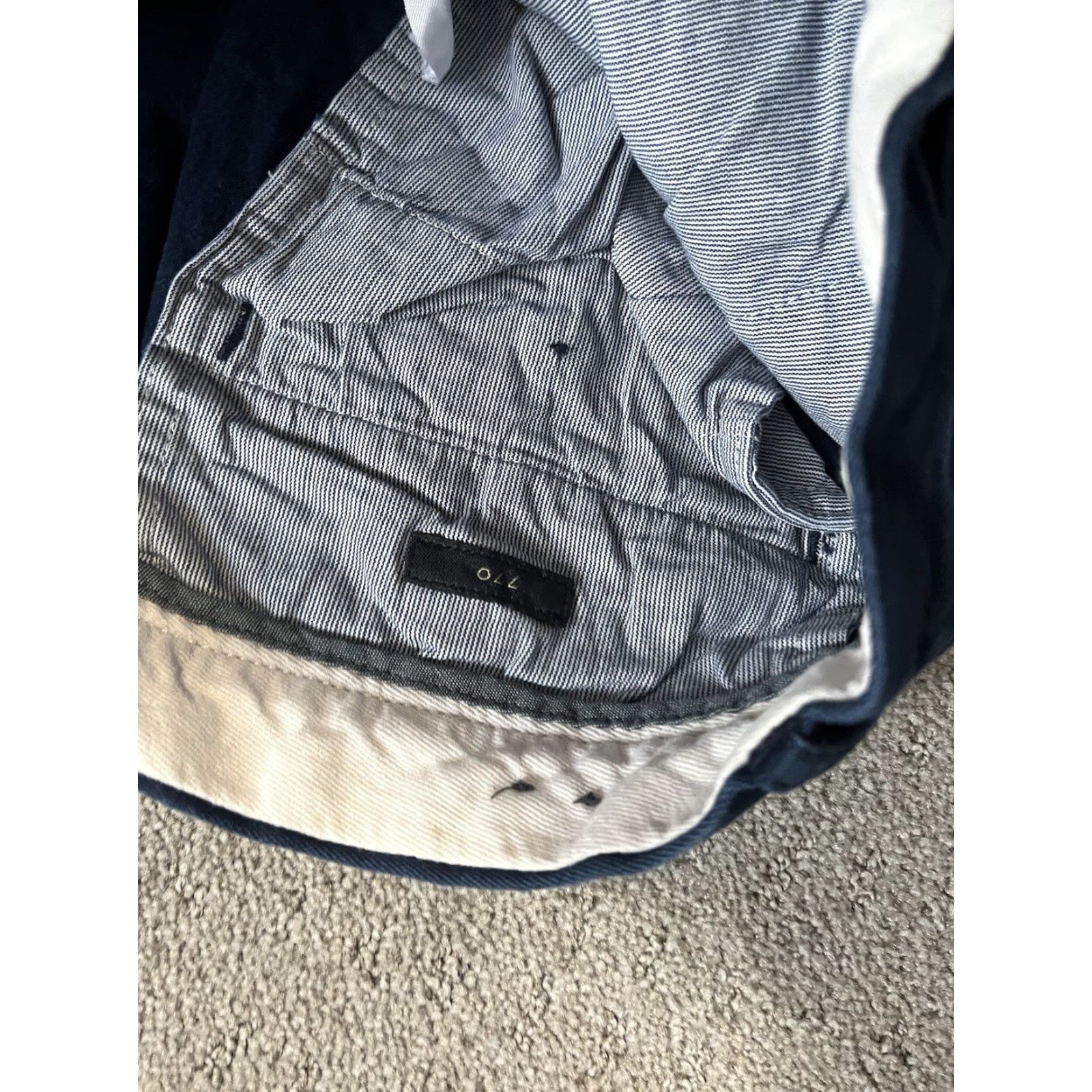 J.Crew J.CREW Stretch 770 Straight Pants Mens 32x31 Blue Chino Cotton Canvas Size US 32 / EU 48 - 6 Thumbnail