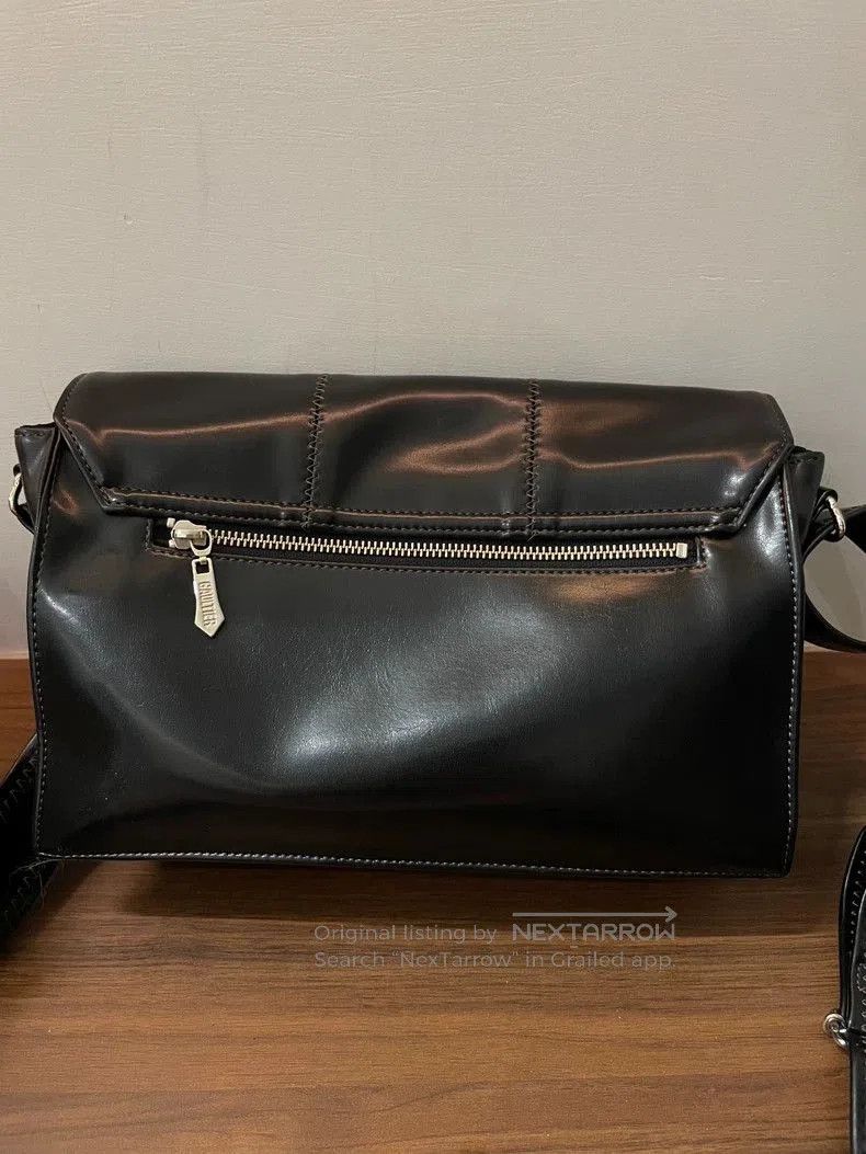 Jean Paul Gaultier Jean Paul Gaultier Leather Messenger Bag. Size ONE SIZE - 4 Thumbnail