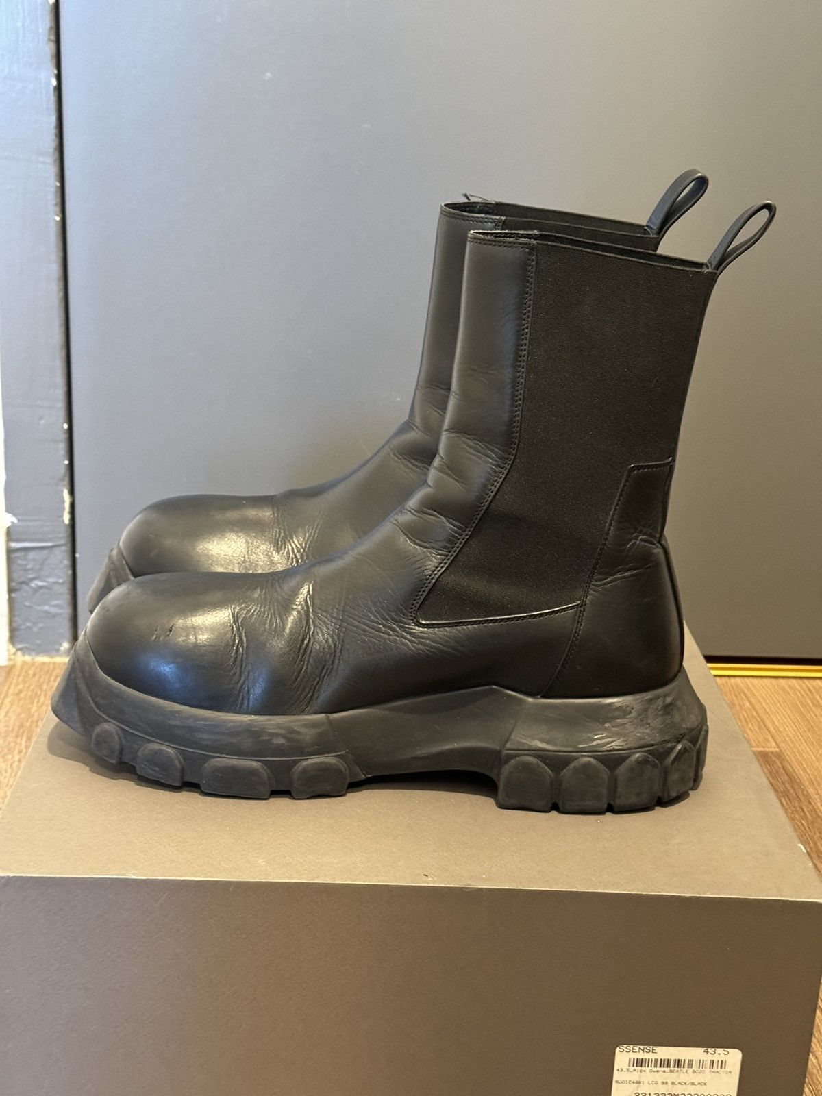 Rick Owens Rick Owens Beetle Bozo Tractor Boots Size US 10 / EU 43 - 6 Thumbnail