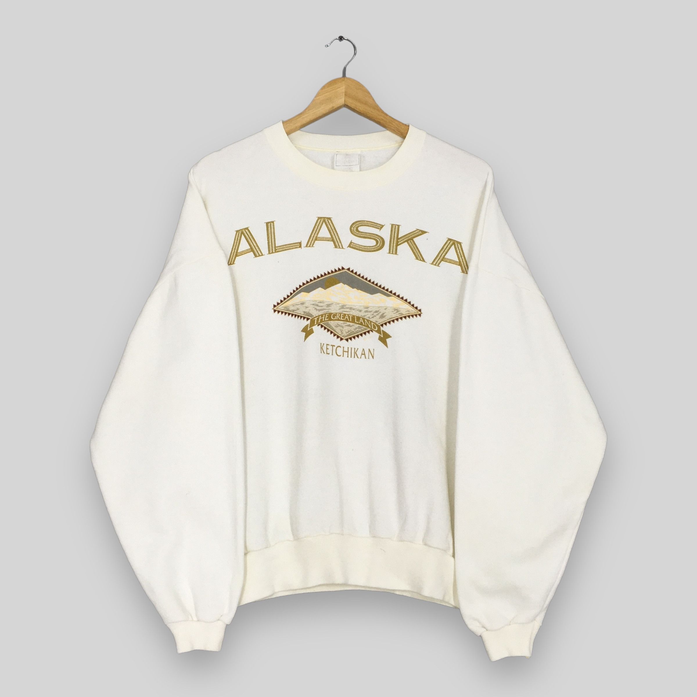 Vintage Vintage Alaska The Great Land Ketchikan Sweatshirt XLarge Size US XL / EU 56 / 4 - 1 Thumbnail