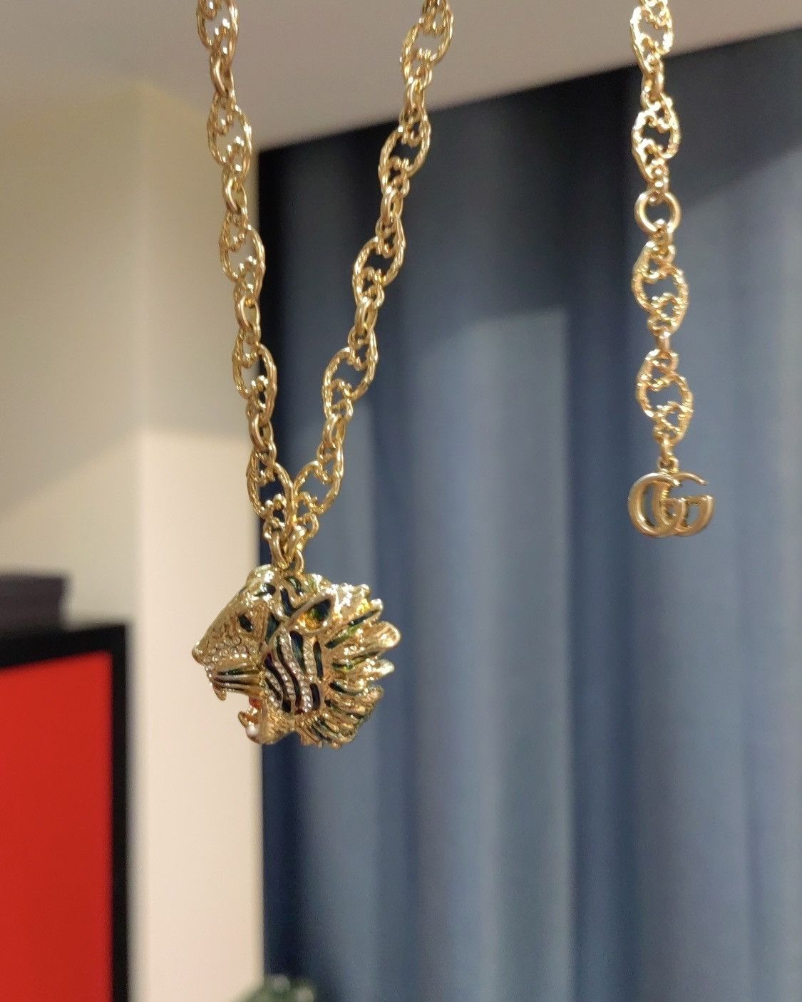 Gucci Rajah tiger head necklace Size ONE SIZE - 3 Thumbnail
