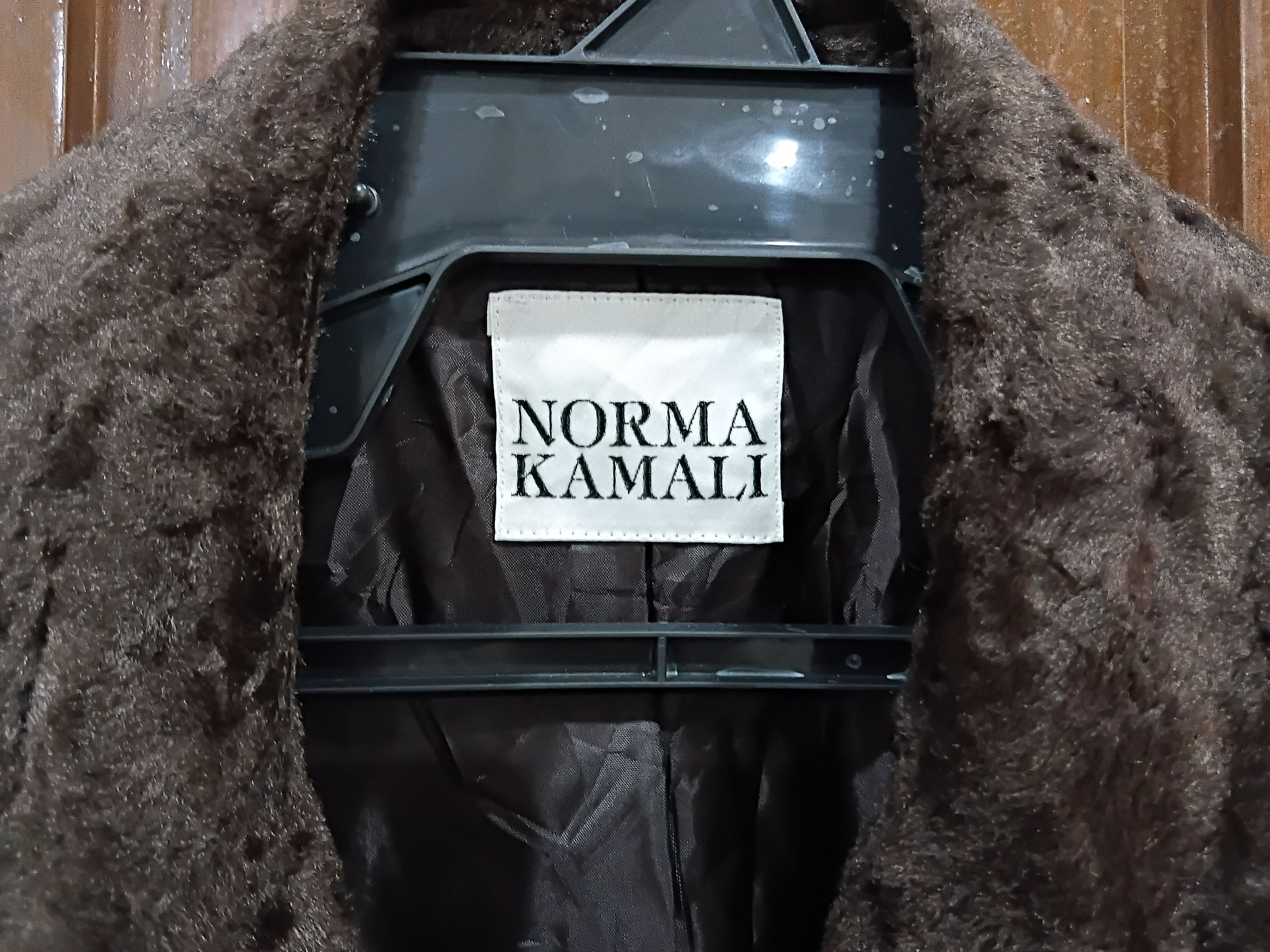 Norma Kamali Vintage Norma Kamali Faux Fur Long Trench Jacket Size M / US 6-8 / IT 42-44 - 5 Thumbnail