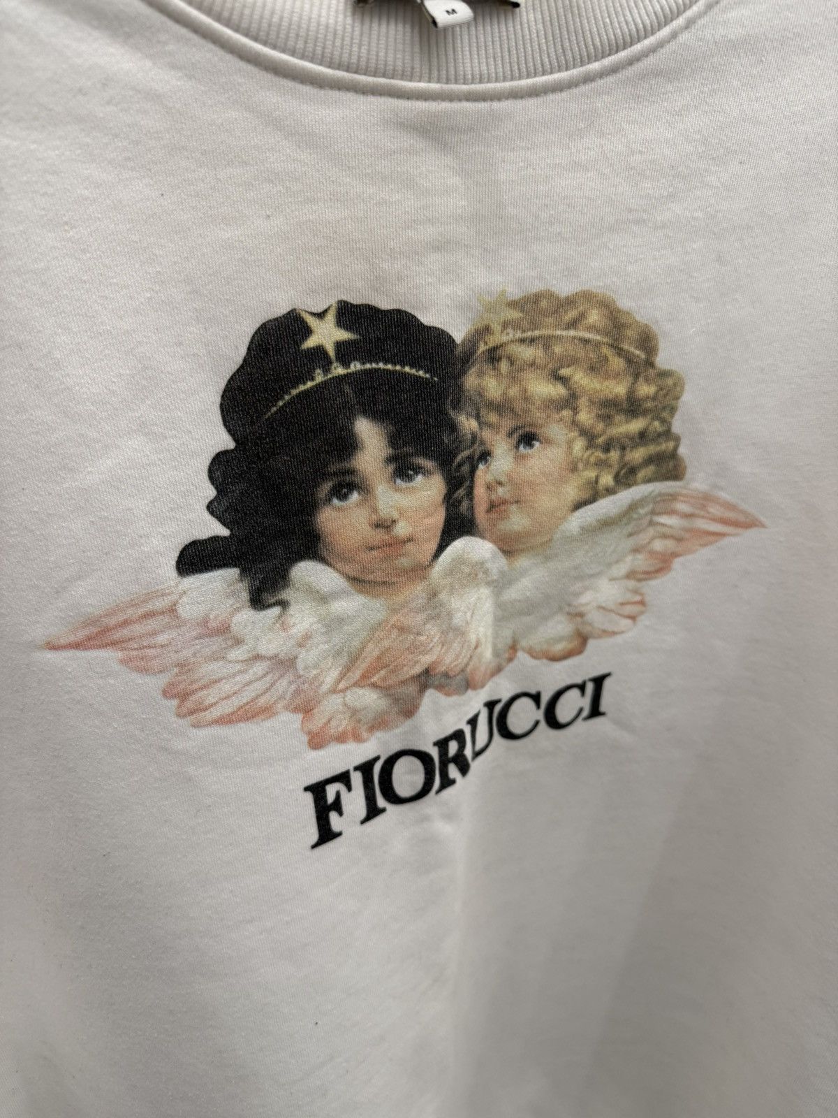 Fiorucci Fiorucci Vintage Angels Graphic Crew Sweatshirt Size US M / EU 48-50 / 2 - 2 Thumbnail