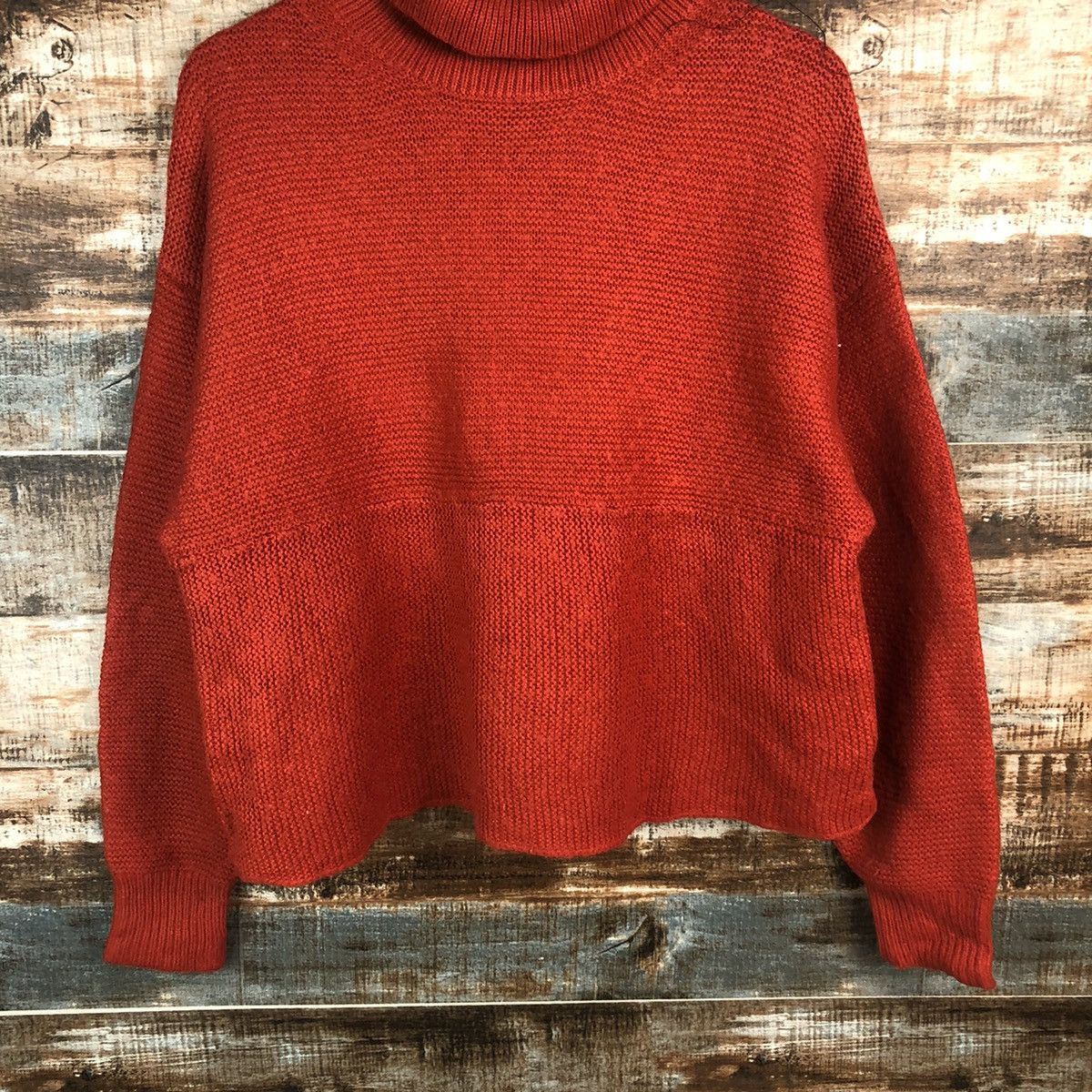 Homespun Knitwear × Japanese Brand Niko And Red Turtle Neck Knitwear #A1895 Size M / US 6-8 / IT 42-44 - 3 Thumbnail