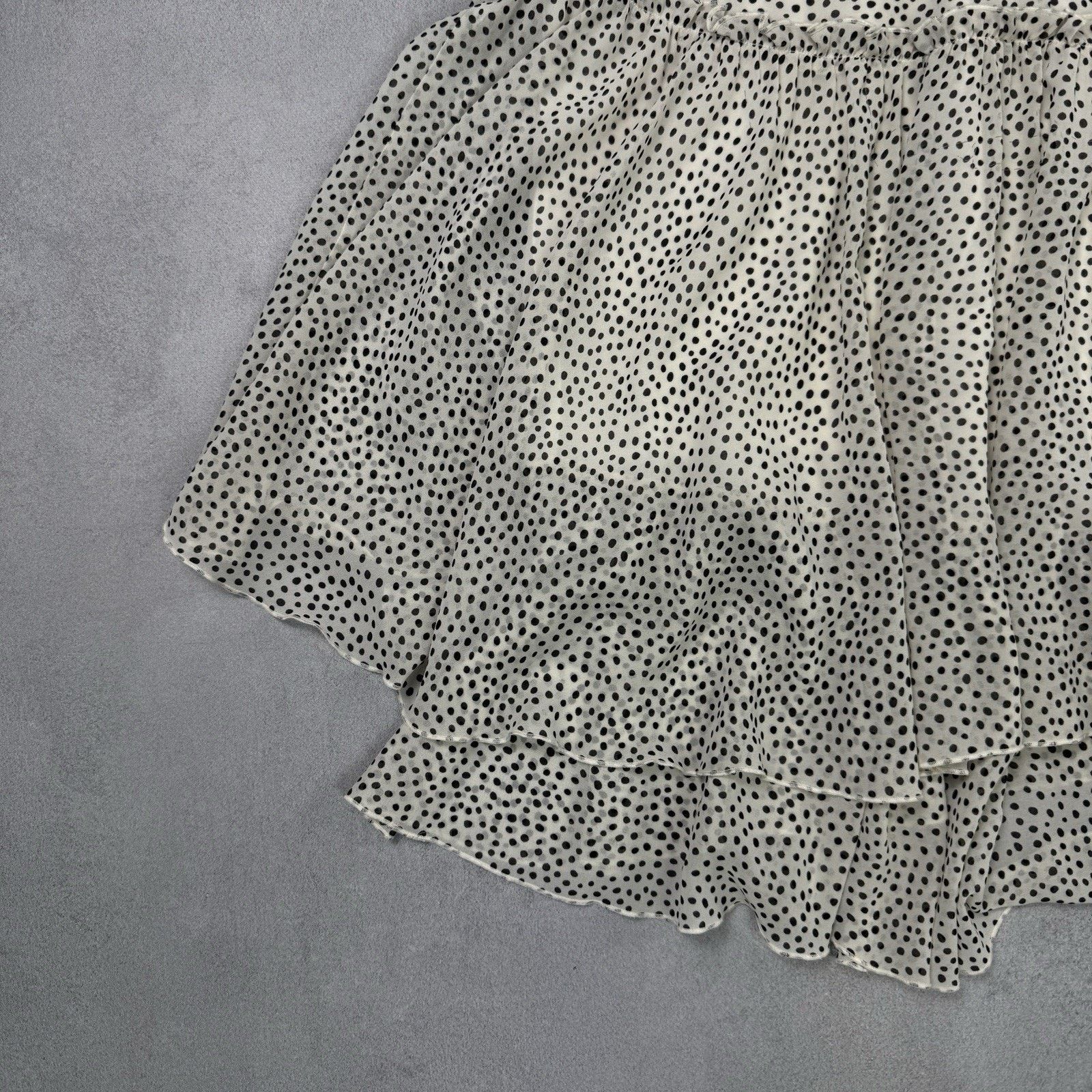 ME+EM ME+EM Polkadot Print Georgette Swing Dress Dotty Size S / US 4 / IT 40 - 20 Thumbnail