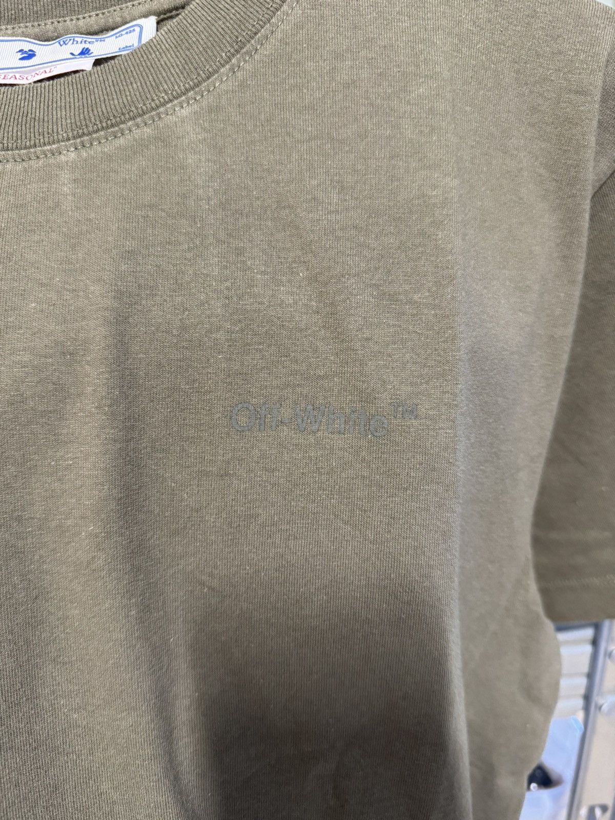 Off-White Off-White Diag Green T-Shirt NEW 500$ Size US M / EU 48-50 / 2 - 3 Thumbnail