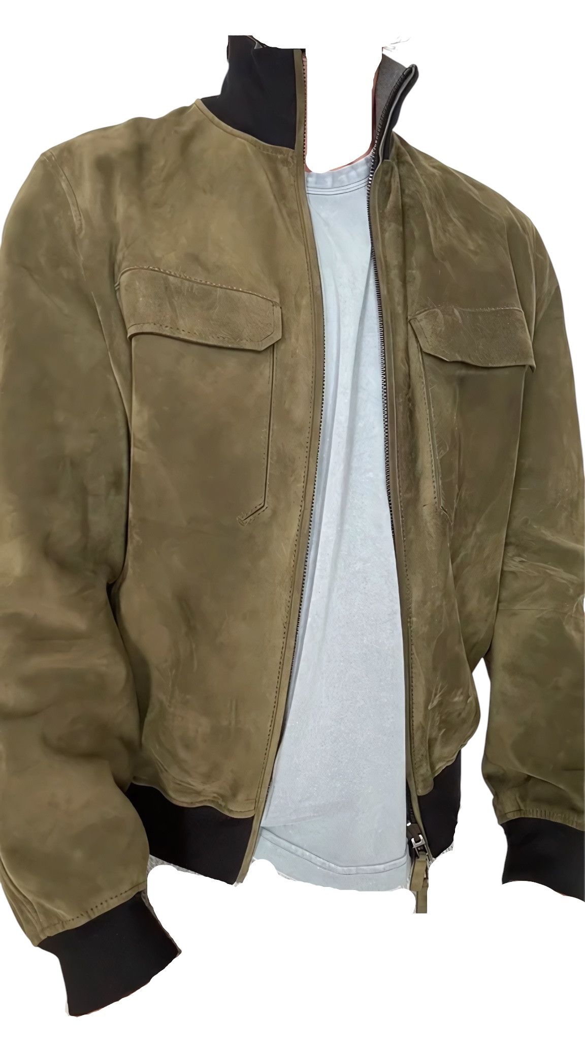 Berluti HAIDER ACKERMANN CALFSKIN LEATHER REVERSIBLE SILK JACKET Size US S / EU 44-46 / 1 - 2 Thumbnail