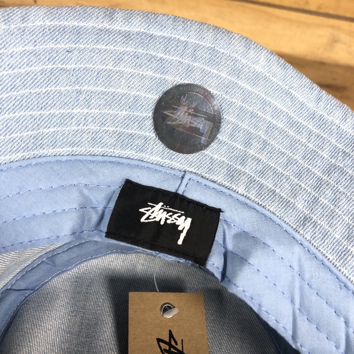 Stussy × Vintage Stussy Contrast Stitch Bucket Size ONE SIZE - 3 Thumbnail