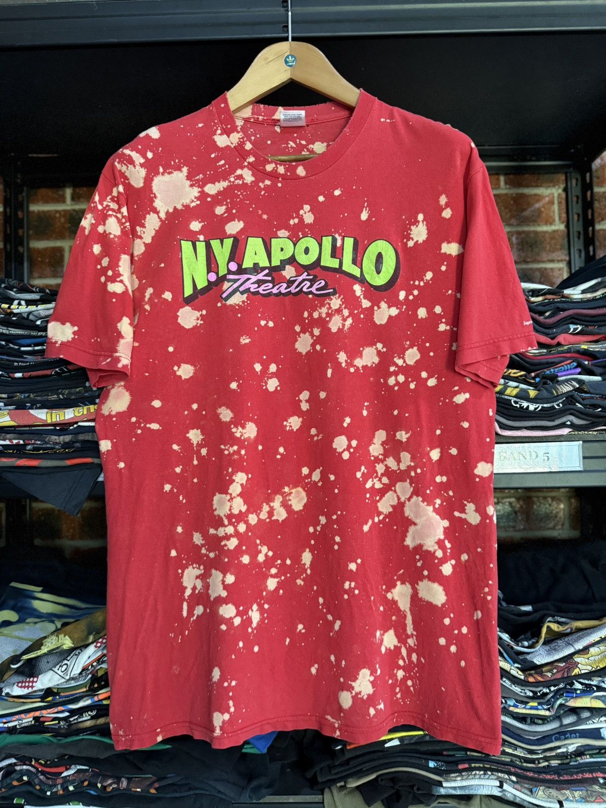 Supreme × Vintage Thrashed Vintage Supreme N.Y Apollo Streetwear Tee Size US L / EU 52-54 / 3 - 1 Thumbnail