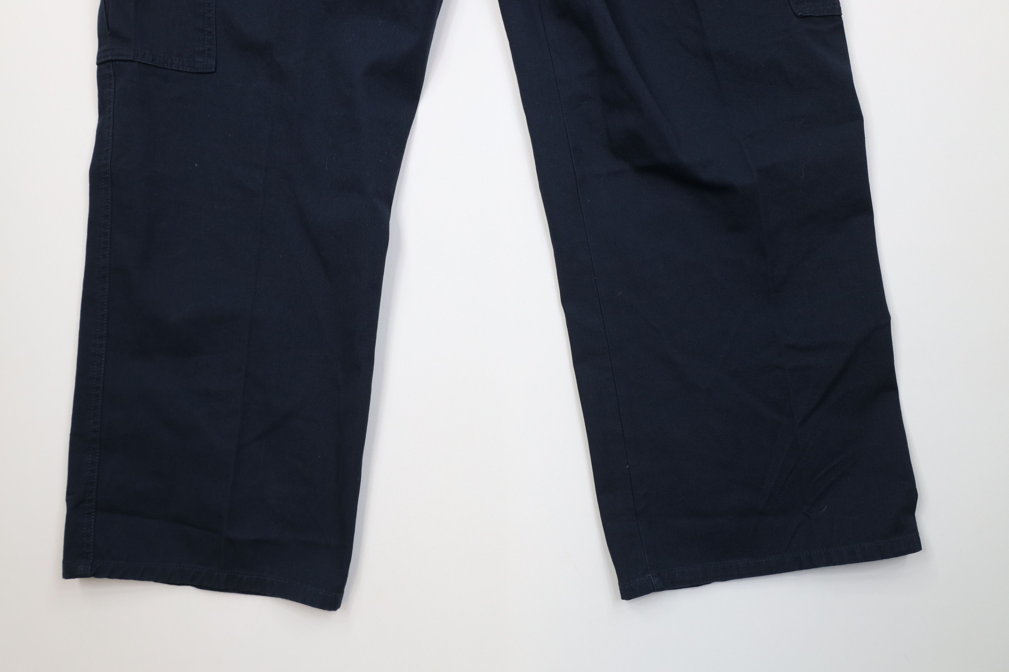 Dickies Deadstock Y2K Dickies Wide Leg Cargo Pants Navy Blue Cotton Size US 38 / EU 54 - 11 Thumbnail
