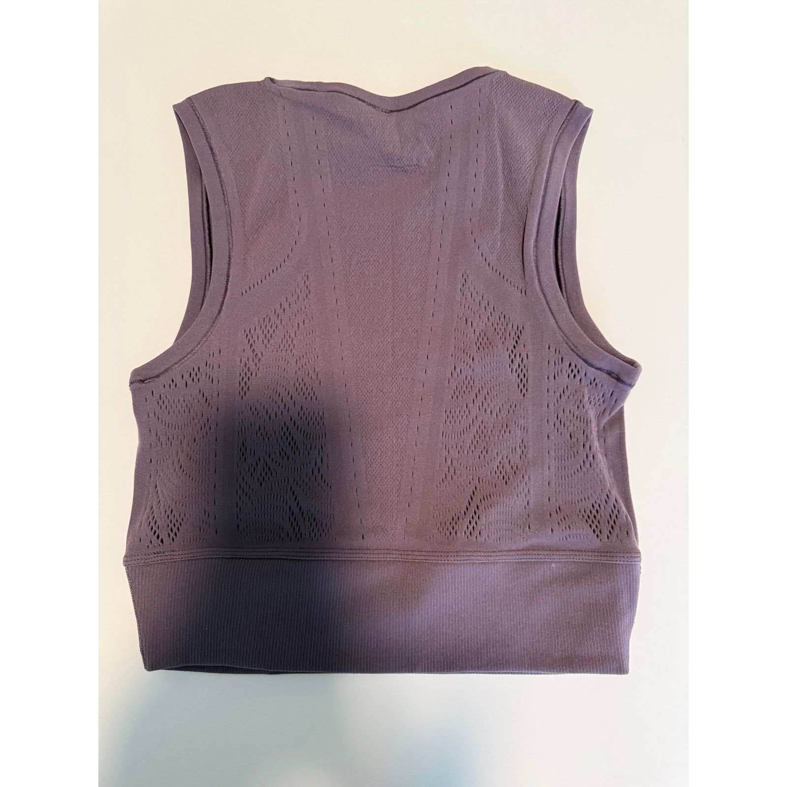 Athleta Athleta Purple Sutra Lace Crop Tank Top Women XXS/XS - B013 Size XS / US 0-2 / IT 36-38 - 3 Thumbnail
