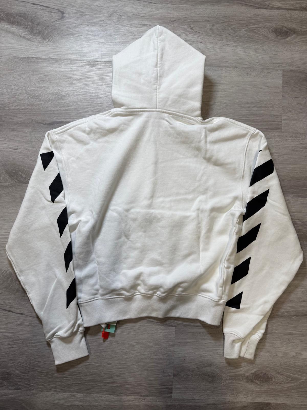 Off-White Off White Diag Helvetica Hoodie XS Size US XS / EU 42 / 0 - 2 Thumbnail