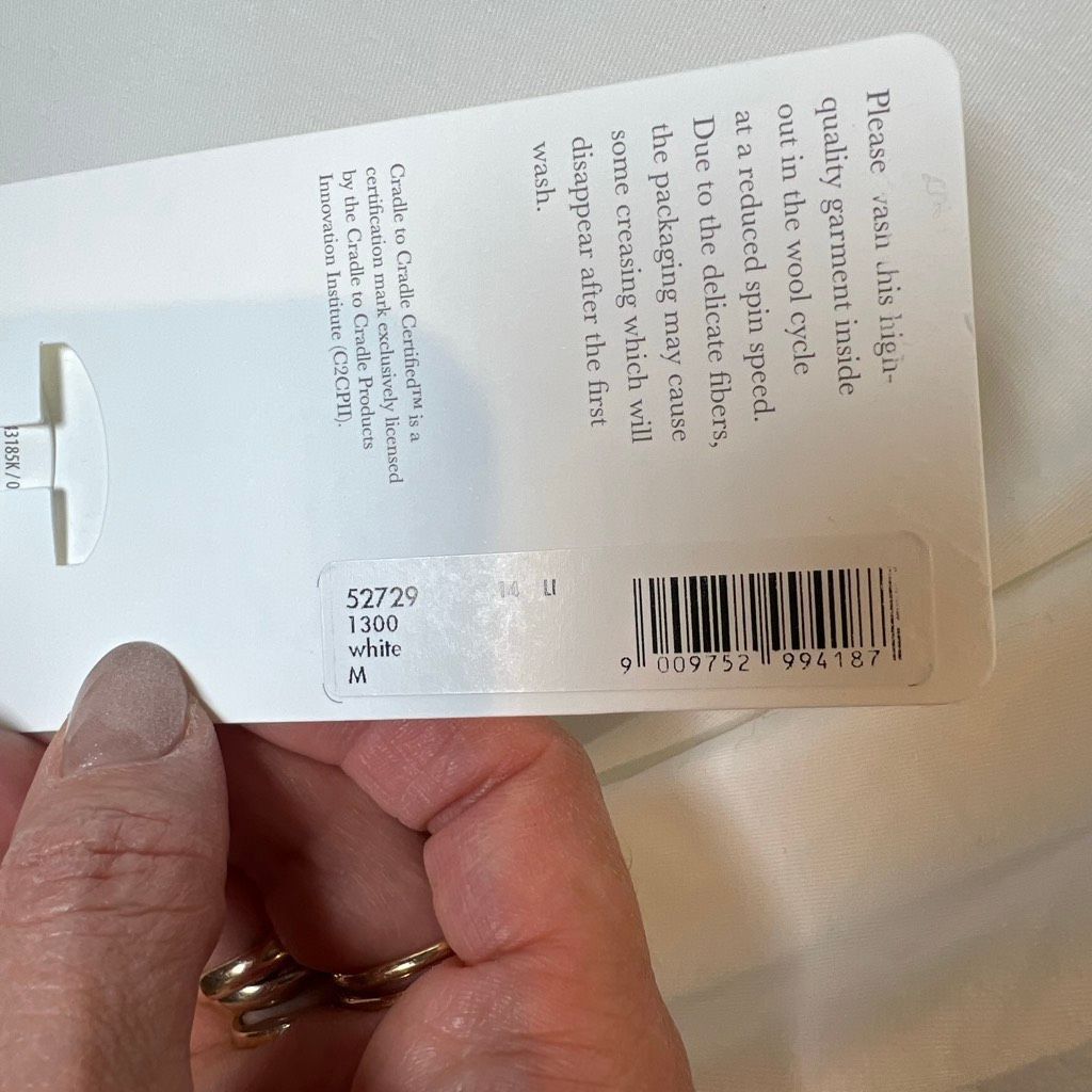 Wolford NWT Wolford Aurora Pure Top White M 52729 Biodegradable Skinwear Cradle to Cradle Gold Certified Size M / US 6-8 / IT 42-44 - 14 Thumbnail