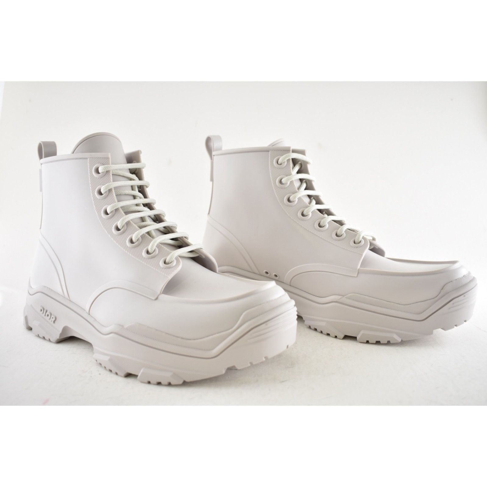 Dior Dior Daniel Logo Rubber High Top Lace Up Flat Boot 43 10 Size US 10 / EU 43 - 4 Thumbnail