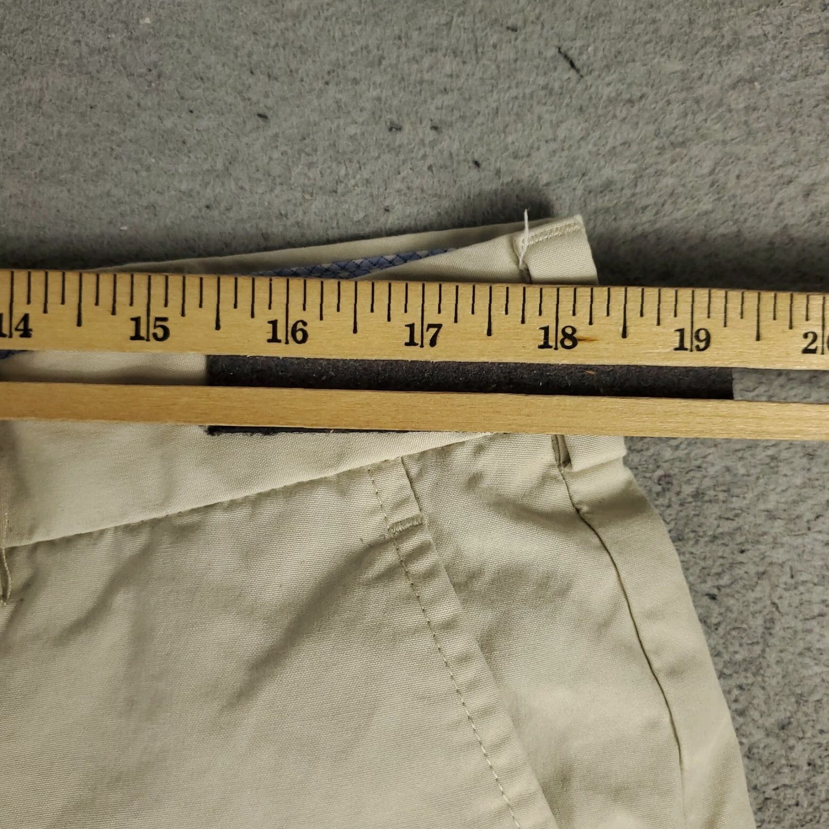 Brooks Brothers Brooks Brothers Mens 38x30 Beige Cotton Flat Front Chino Pants Size US 38 / EU 54 - 3 Thumbnail