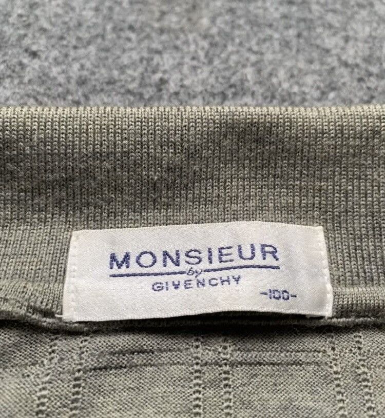 Designer × Givenchy Vintage Monsieur by Givenchy Long Sleeve Polos Size US L / EU 52-54 / 3 - 4 Thumbnail