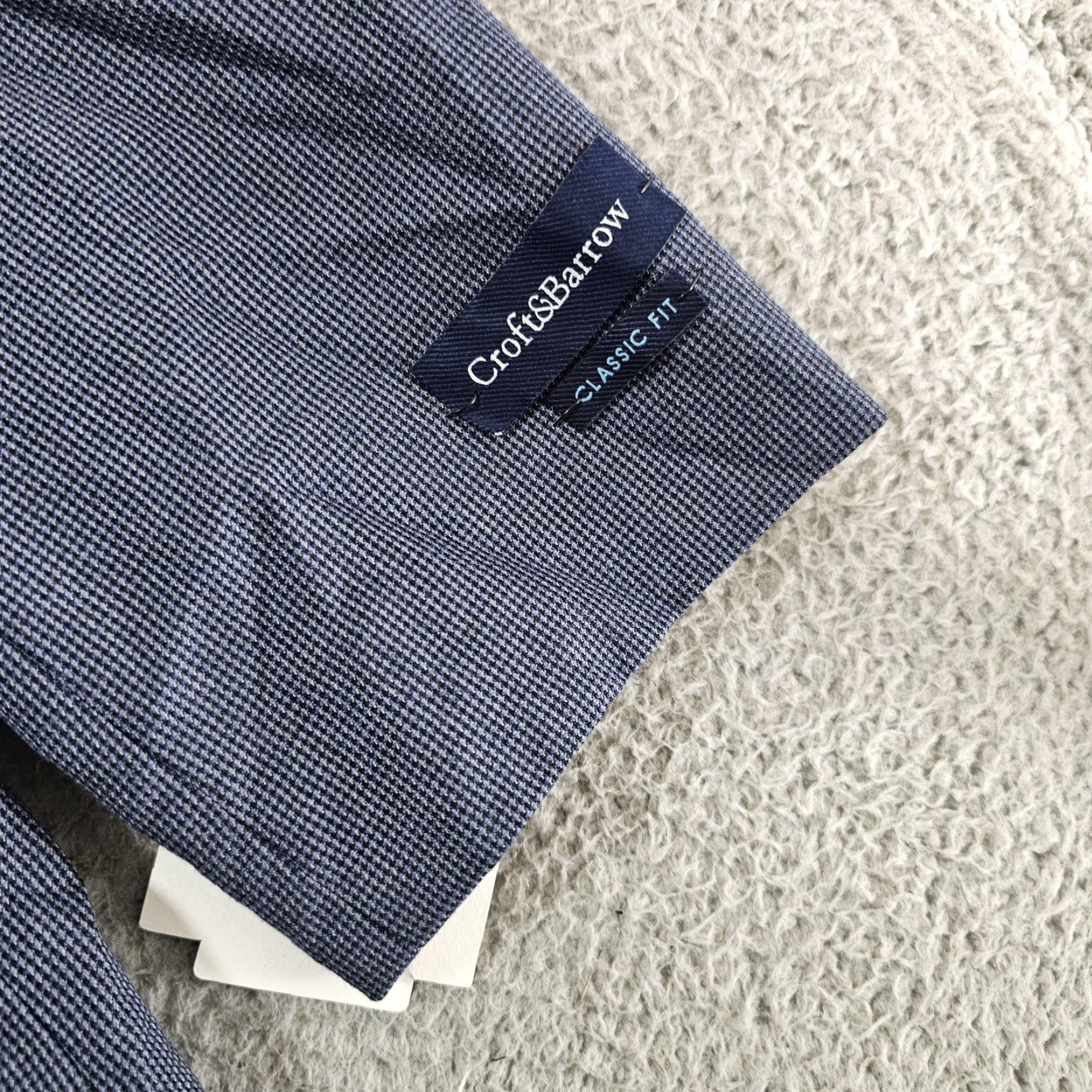 Croft & Barrow Croft & Barrow Sport Coat Mens 48R Blue Check Classic Fit Two-Button Jacket Size US M / EU 48-50 / 2 - 4 Thumbnail