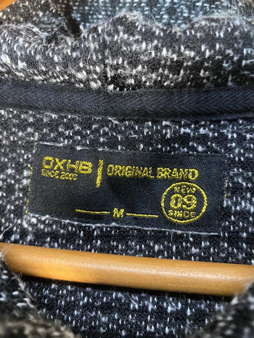 Japanese Brand Unisex🔥Oxhb knit zipper hoodie Size US M / EU 48-50 / 2 - 5 Thumbnail