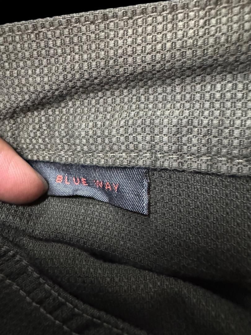 Japanese Brand SICK Blue Way Mudwash Waffel Dark Pants Claw Mark Size US 27 - 9 Thumbnail