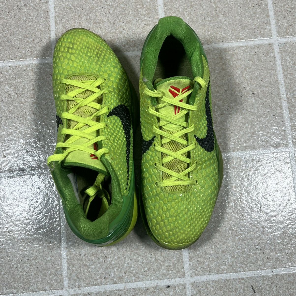 Nike Size 7 - Nike Zoom Kobe 6 Protro Low Grinch Size US 7 / EU 40 - 5 Thumbnail