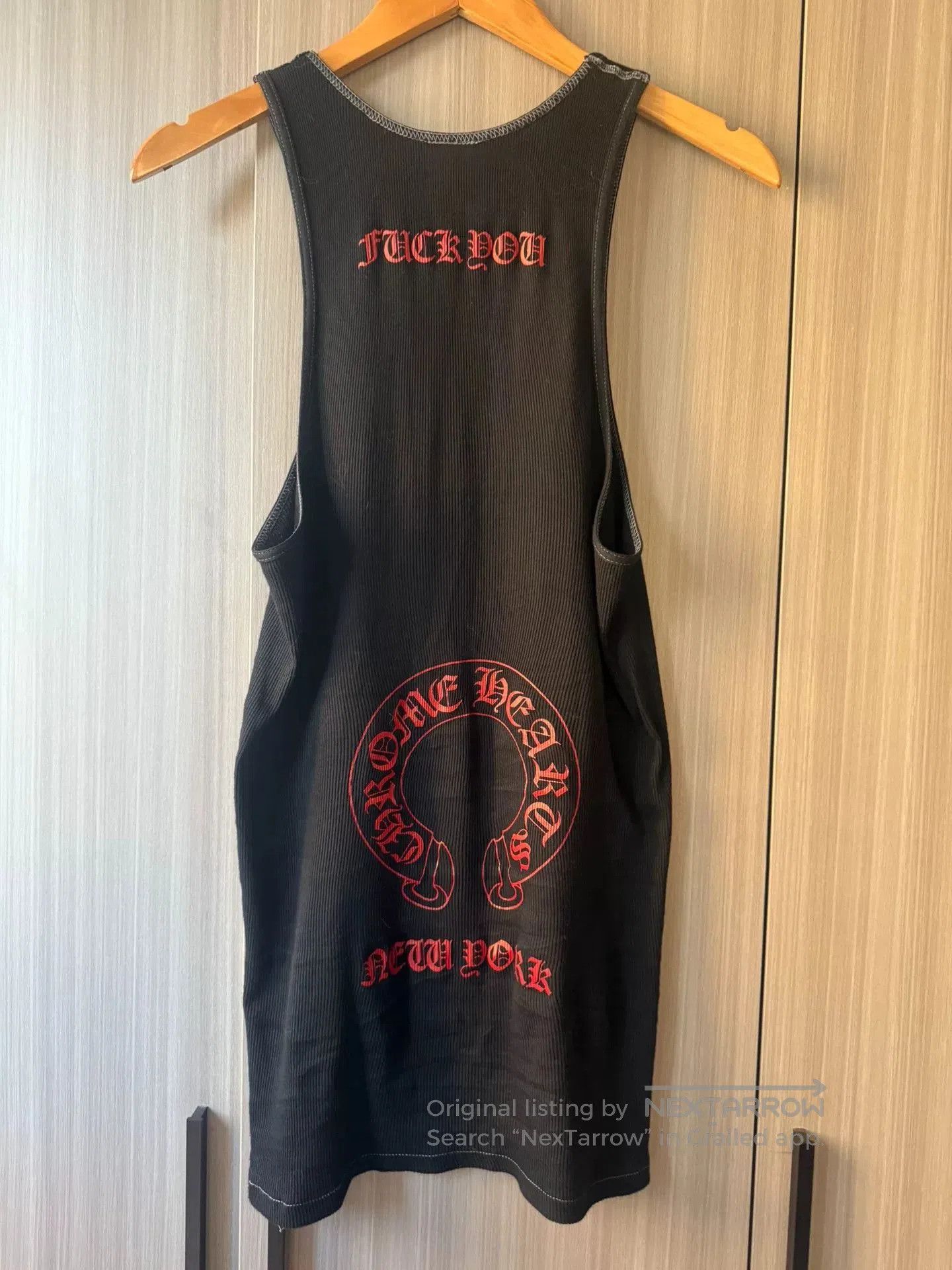 Chrome Hearts Chrome Hearts Black Red Cross Tank Top. Size US XL / EU 56 / 4 - 3 Thumbnail