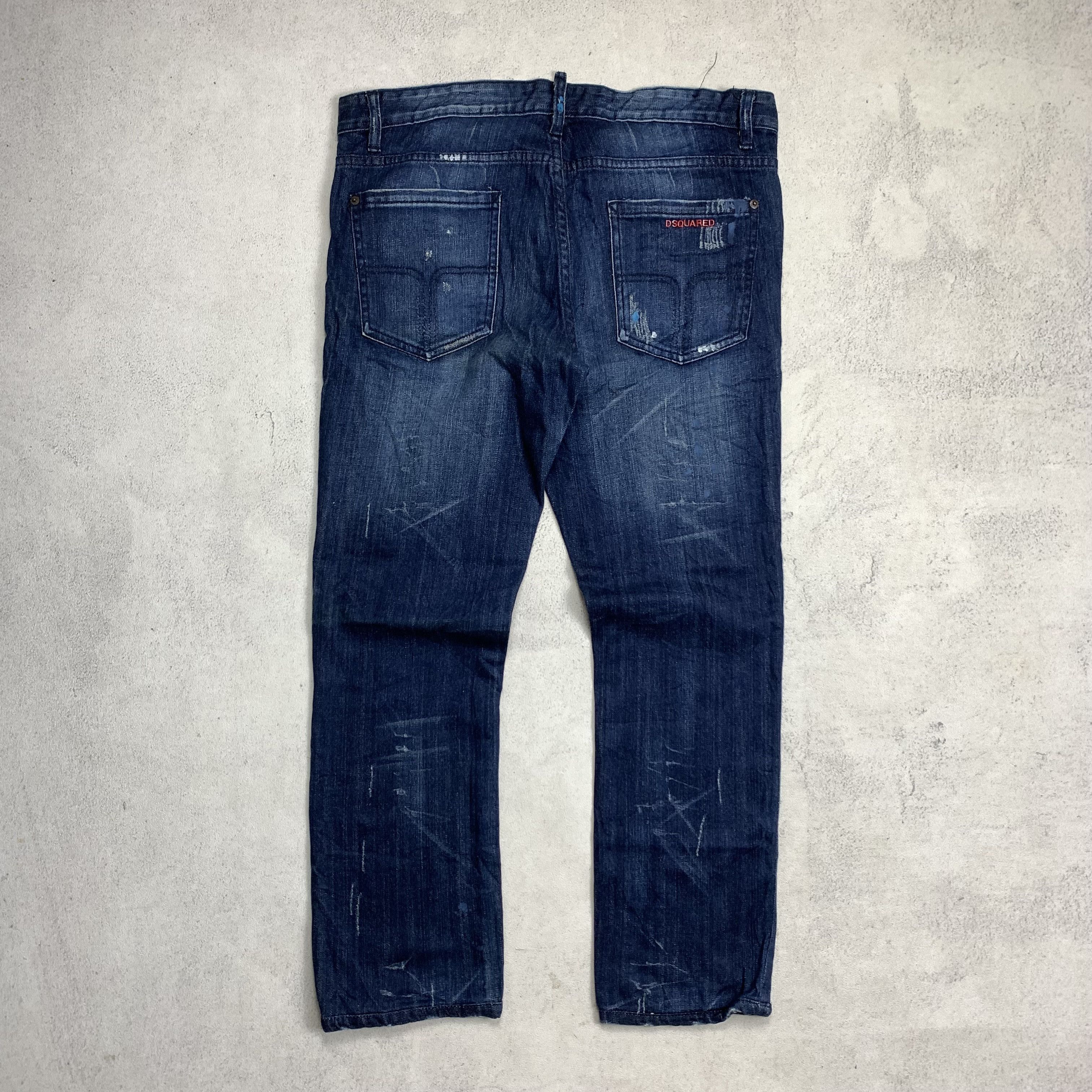 Dsquared2 Dsquared2 Distressed Scratch Denim Jeans Size US 36 / EU 52 - 4 Thumbnail
