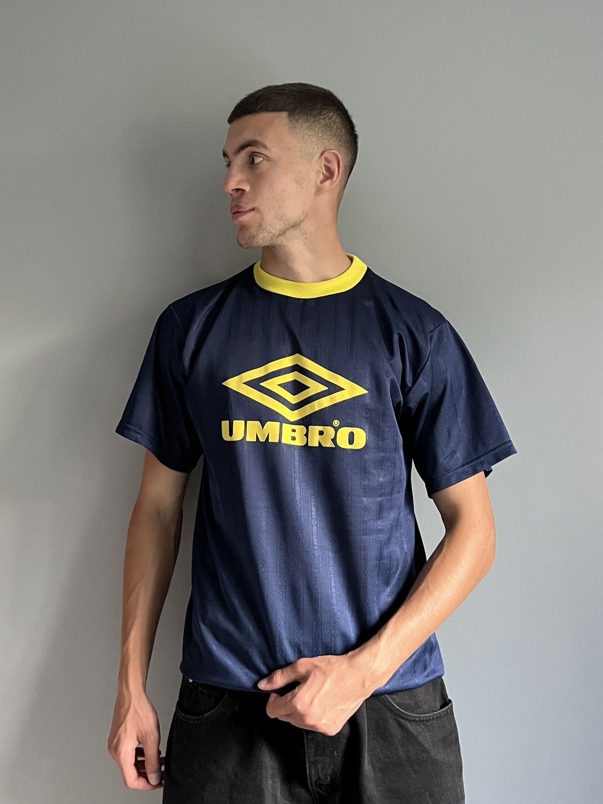 Other Vintage Umbro Big Logo Blokecore Soccer Jersey Size US M / EU 48-50 / 2 - 5 Thumbnail