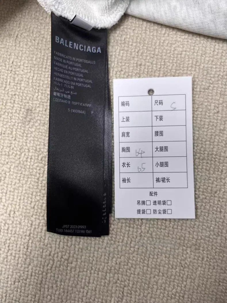 Balenciaga Balenciaga Letter Printed Hooded Zipper Casual Sweatshirt Size US L / EU 52-54 / 3 - 4 Thumbnail