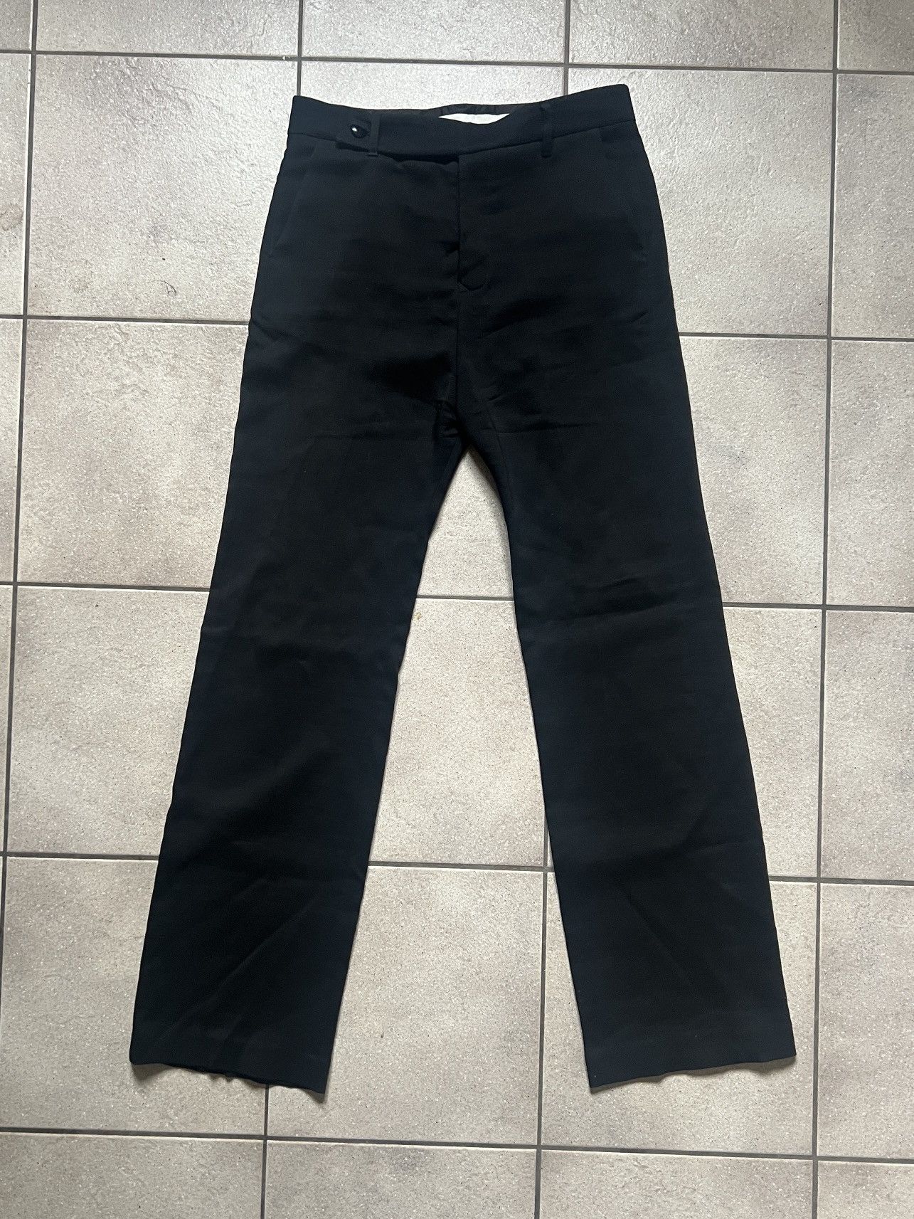 Rick Owens Black Trousers - Size IT42 / US 8