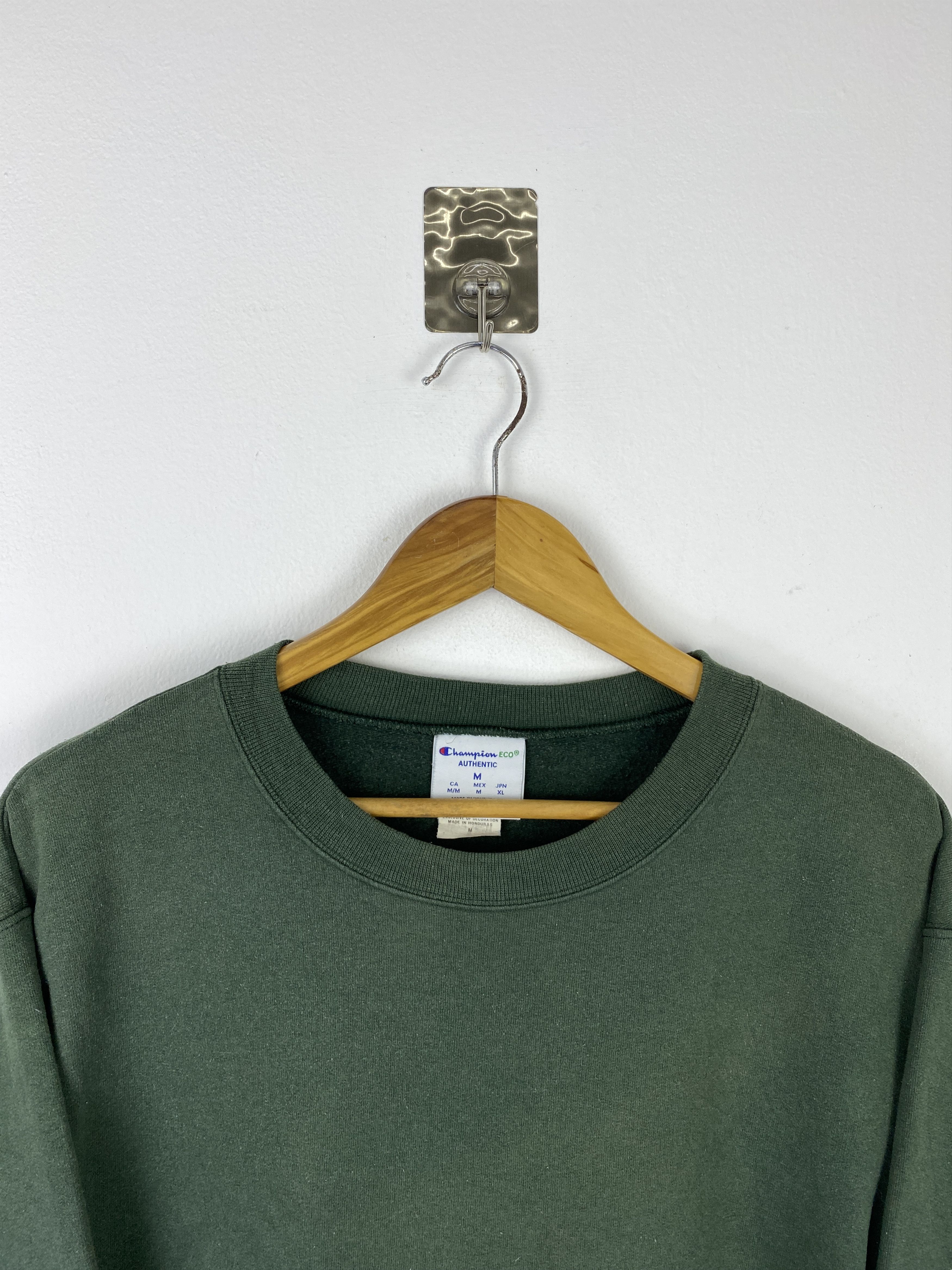 Champion Vintage Champion Plain Crewneck Pullover Sweatshirt SH0515 Size US M / EU 48-50 / 2 - 2 Thumbnail