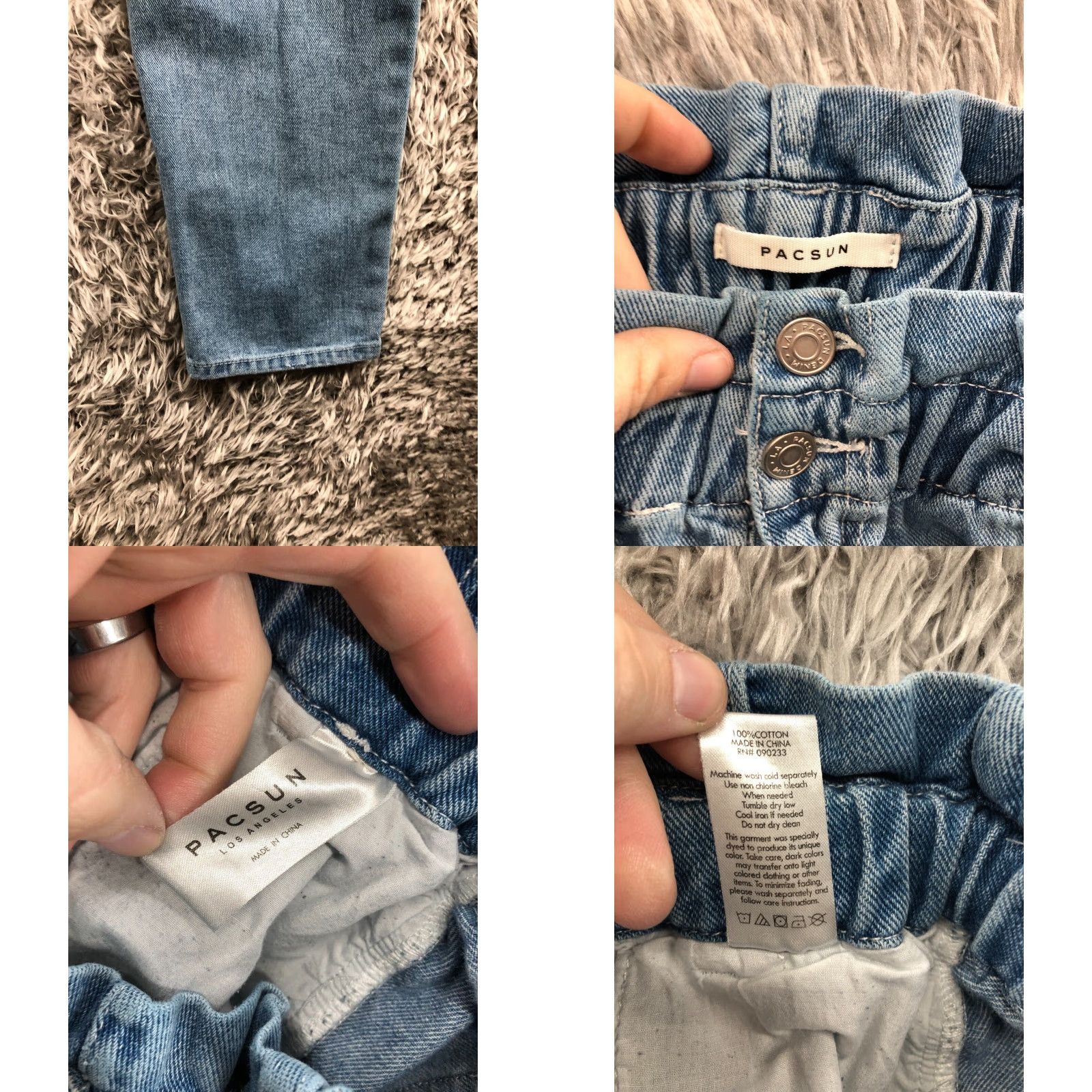 Pacsun PacSun High Rise Mom Jeans Size 29 Womens Medium Wash Blue Stretch Denim Jeans Regular 29 in Belt Loops 5-Pocket PacSun Womens Jeans Authentic PacSun Size 29" - 8 Thumbnail