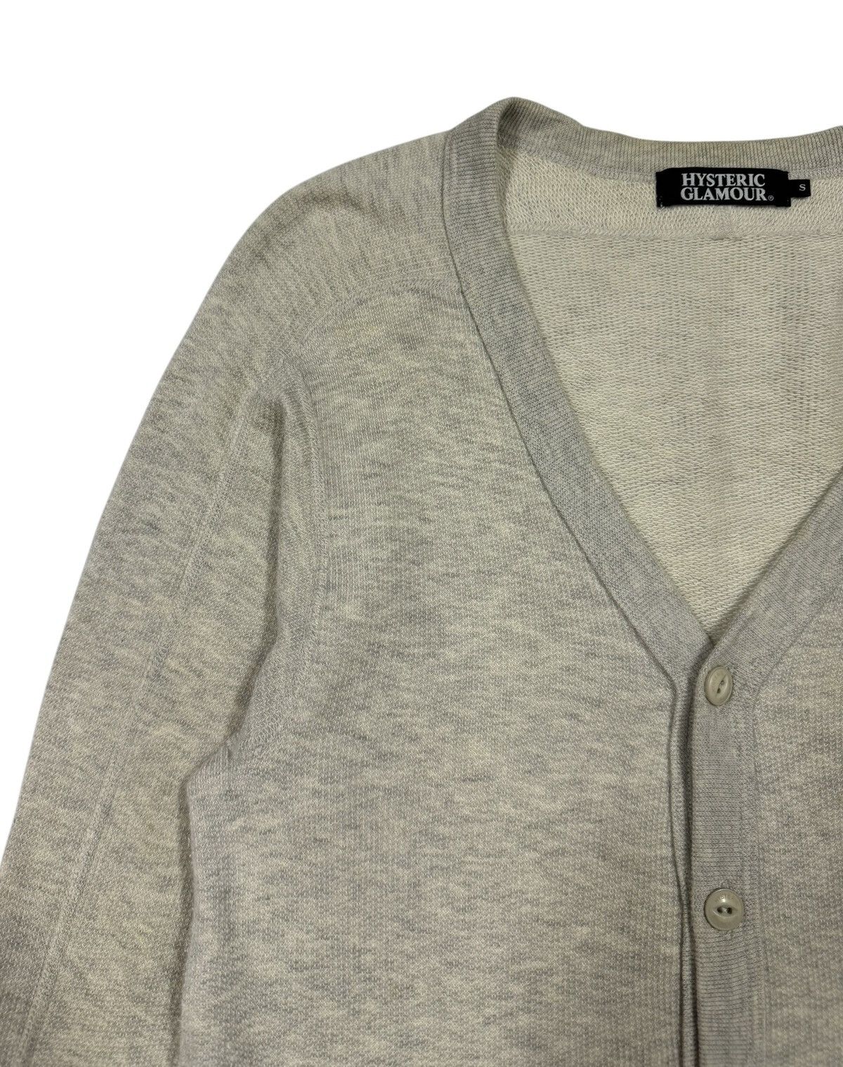 Hysteric Glamour Knit Cardigan V-Neck Iconic Logo Brand