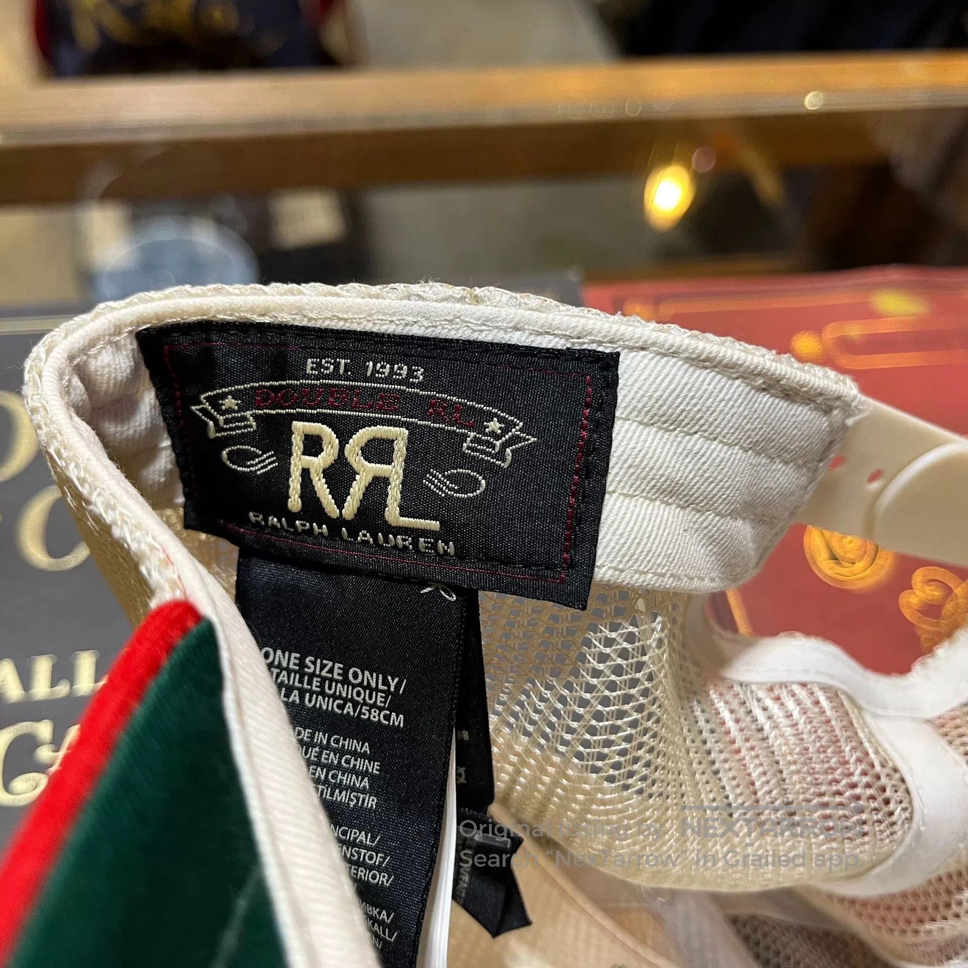 RRL Ralph Lauren RRL Distressed Bull Baseball Cap. Size ONE SIZE - 5 Thumbnail
