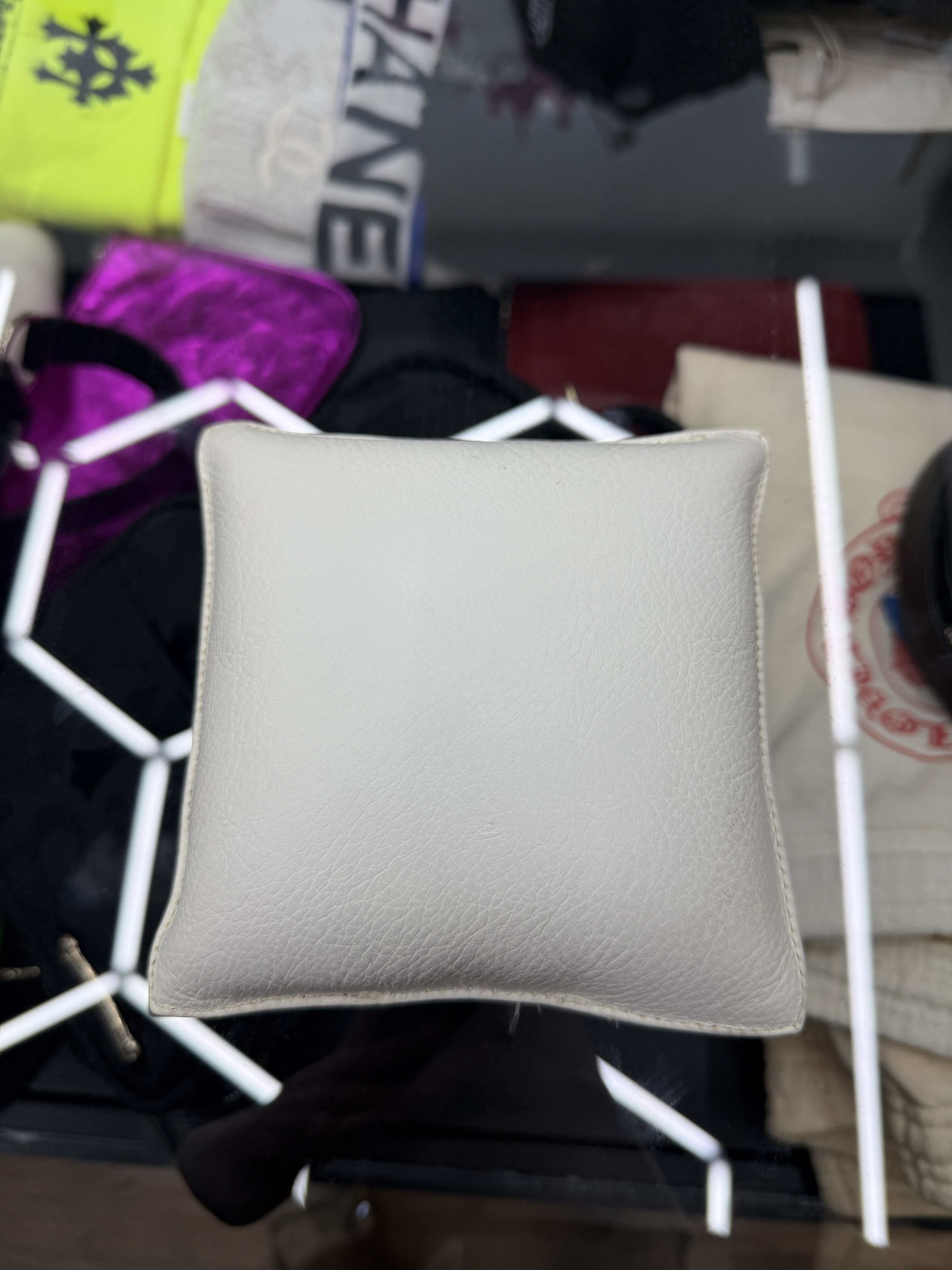 Chrome Hearts Chrome Hearts Cross Patch Mini Display Pillow White Size ONE SIZE - 2 Thumbnail