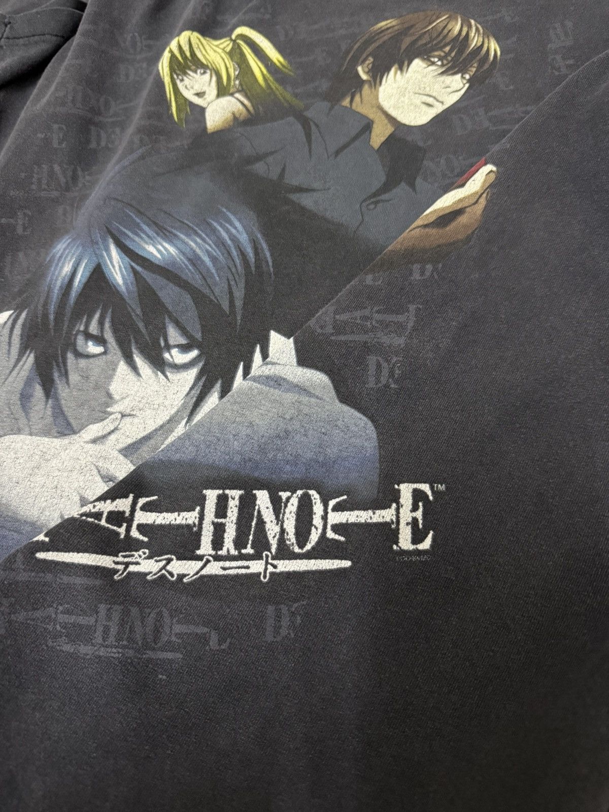 Anime × Vintage Vintage Death Note L.K.M Skull Tag Tshirt Size US L / EU 52-54 / 3 - 4 Thumbnail