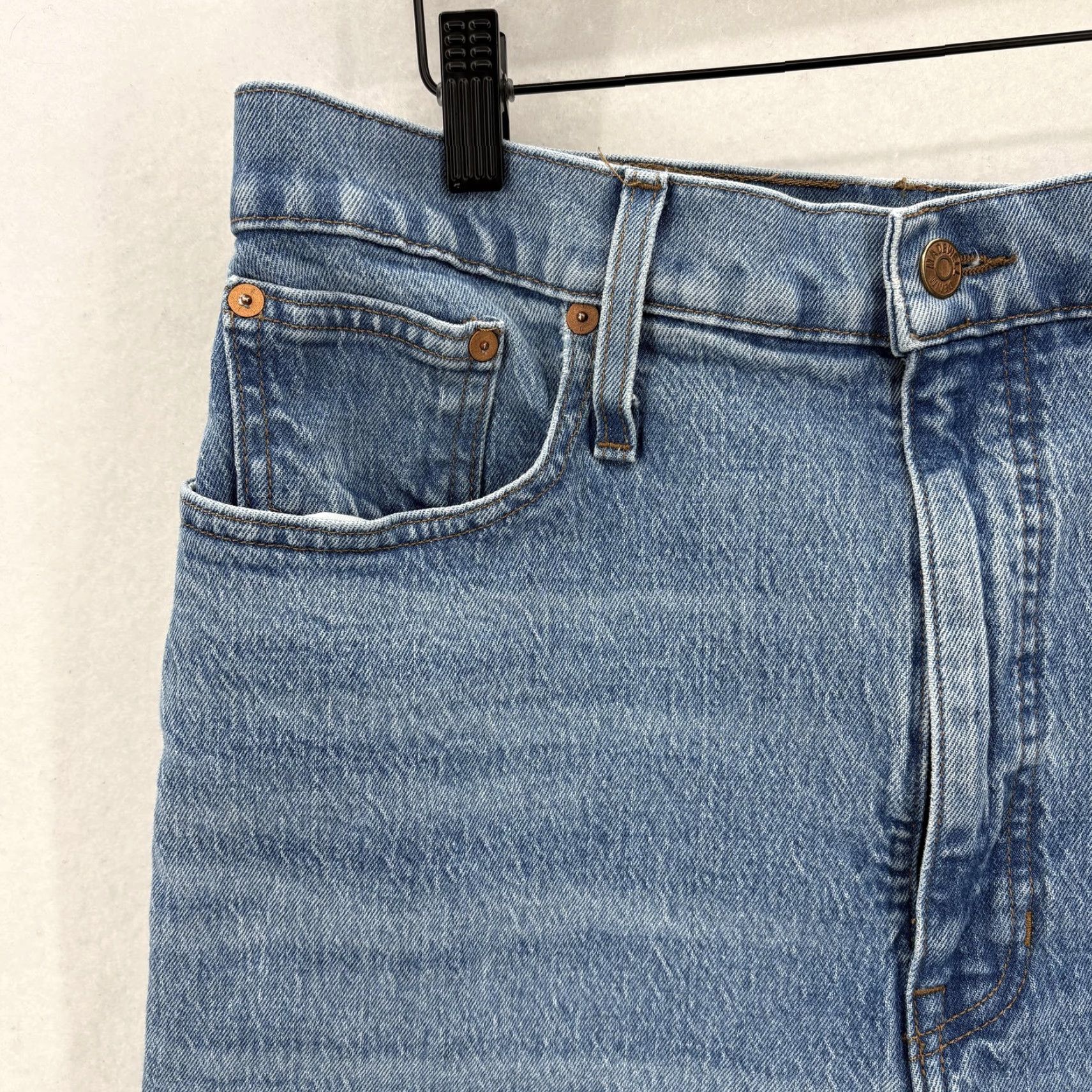 Madewell VINTAGE Madewell Balloon Jeans Womens 32 Blue High Rise Relaxed Tapered Leg Denim Y2K Size 24" / US 00 / IT 34 - 3 Thumbnail