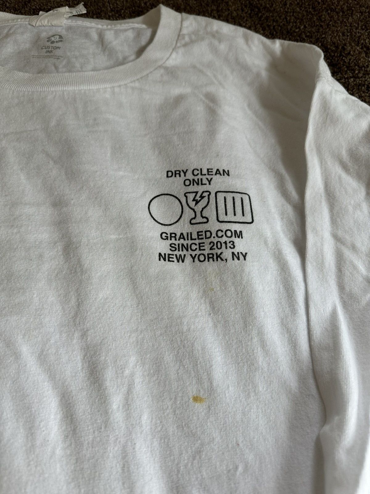 Grailed Grailed F&F “Dry Clean Only” Long Sleeve Graphic Tee Size US L / EU 52-54 / 3 - 2 Thumbnail