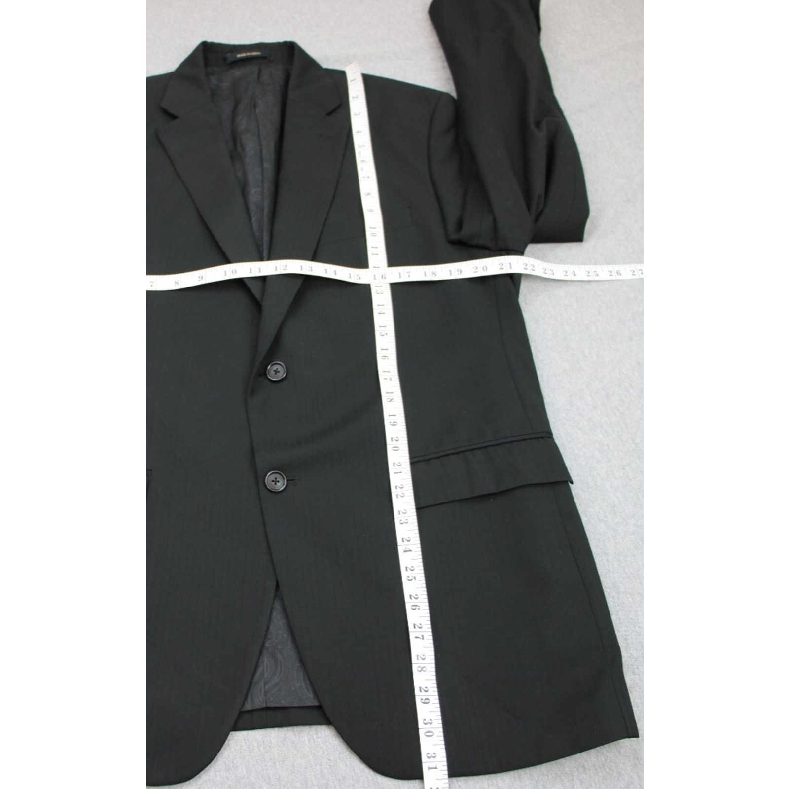Michael Kors Michael Kors Suit Mens 42R Black 2 Piece 36x28 Pants Size 42R - 11 Thumbnail