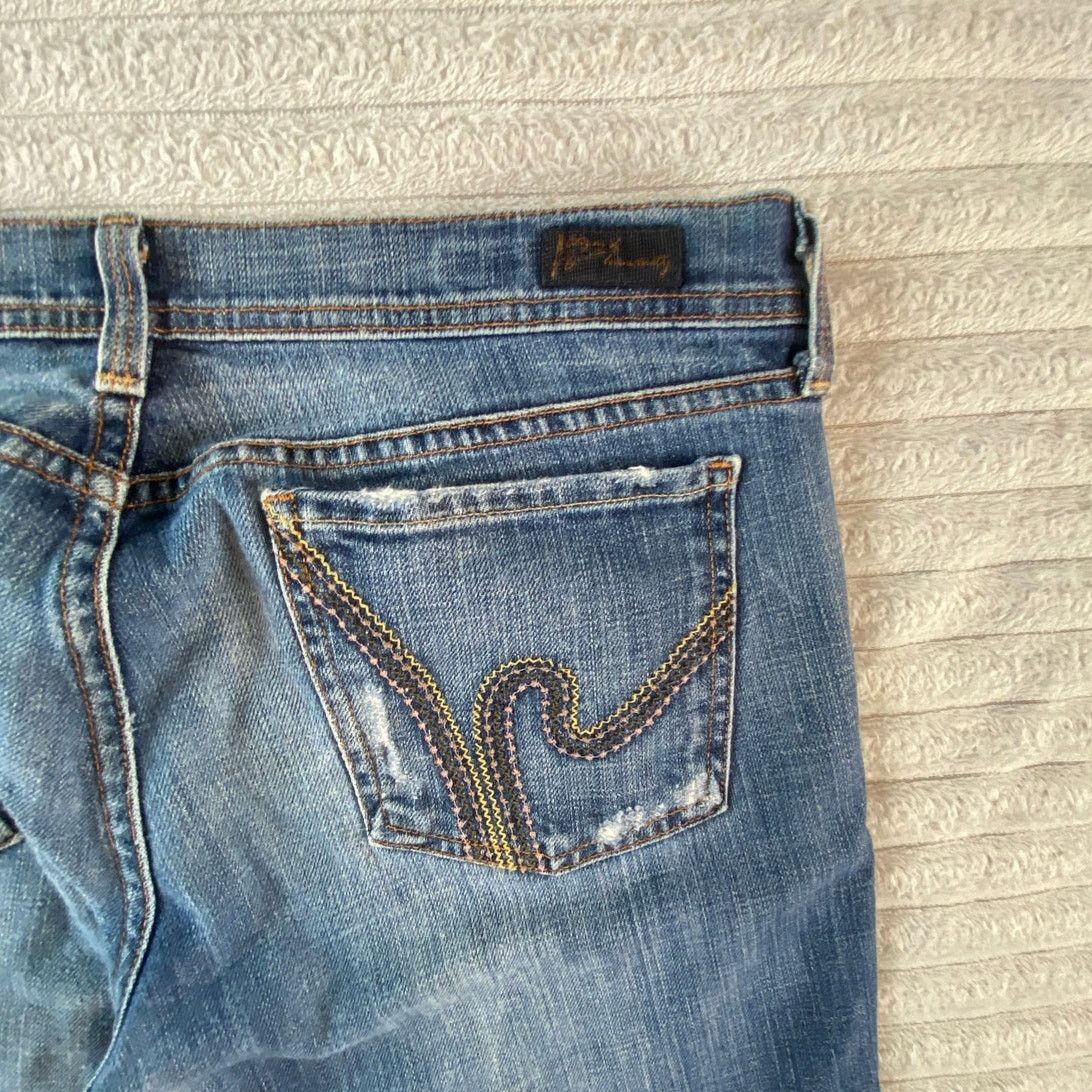 Citizens Of Humanity Citizens of Humanity Ric Rac 109 Jeans Sz 32 Low Bootcut Size 32" / US 10 / IT 46 - 6 Thumbnail