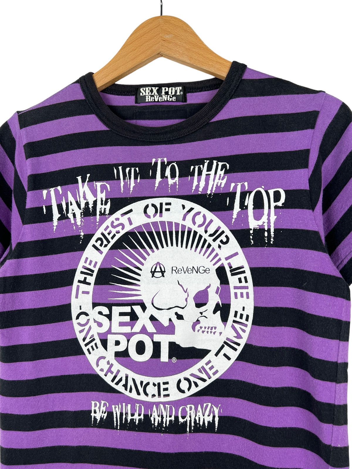 Sex Pot ReVeNGe Sex Pot Revenge Stripes Tshirt Size US XS / EU 42 / 0 - 3 Thumbnail