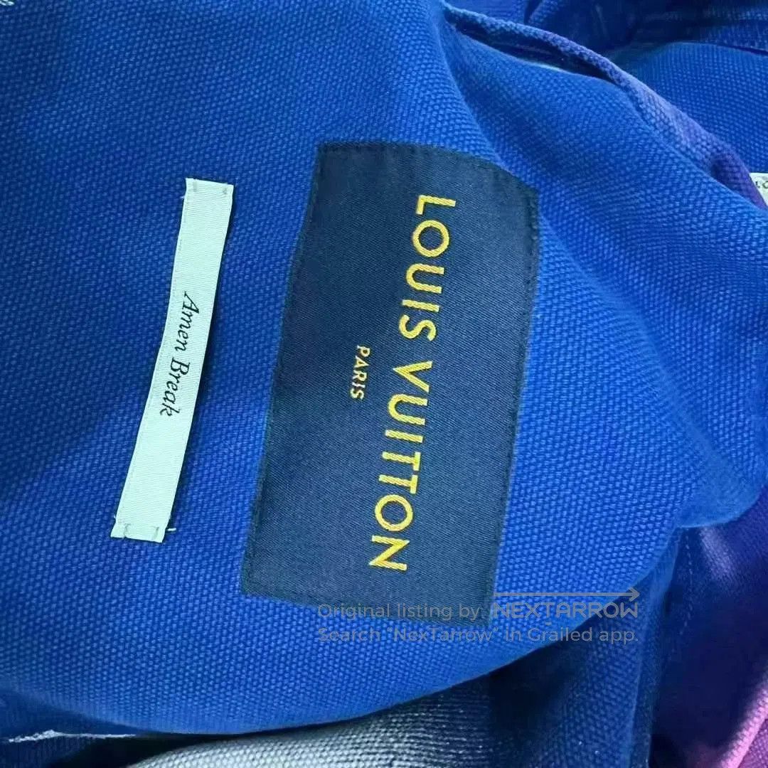 Louis Vuitton louis vuitton blue pink gradient denim jacket. Size L / US 10 / IT 46 - 7 Thumbnail
