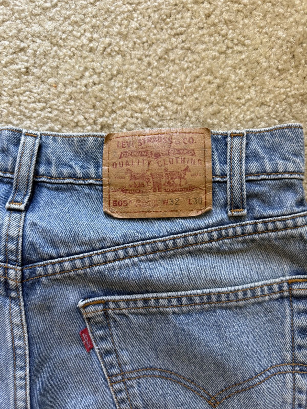 Levi's Vintage Clothing Levi’s Straight Leg Jeans Size US 32 / EU 48 - 3 Thumbnail