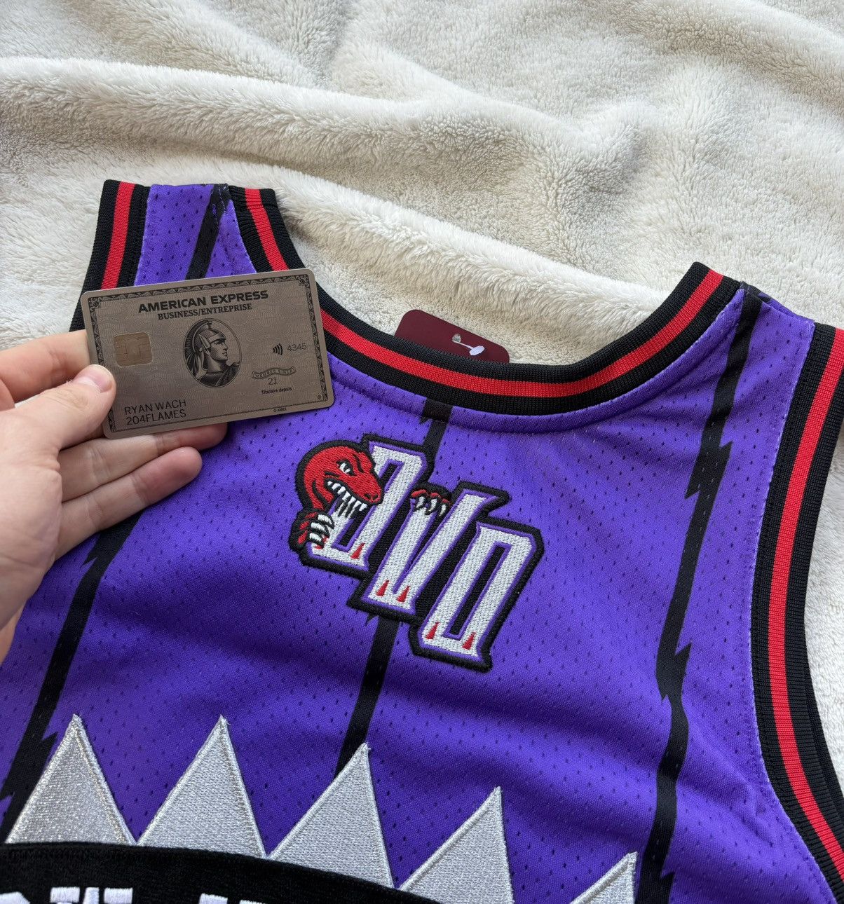 October's Very Own OVO x Mitchell & Ness x Raptors Jersey - Rare! Size US XL / EU 56 / 4 - 6 Thumbnail