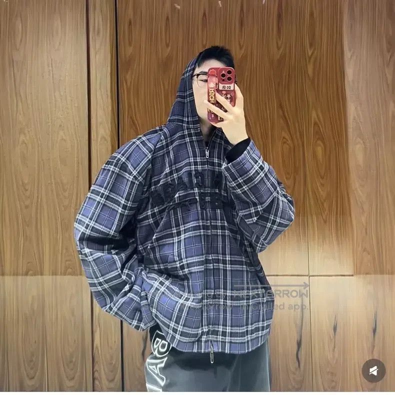Balenciaga Balenciaga Patchwork Plaid Long Sleeve Shirt Size US S / EU 44-46 / 1 - 6 Thumbnail