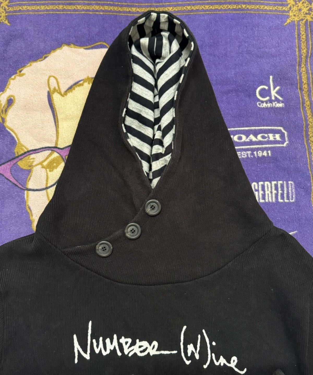 Japanese Brand NUMBER NINE Hoodies Size US L / EU 52-54 / 3 - 7 Thumbnail