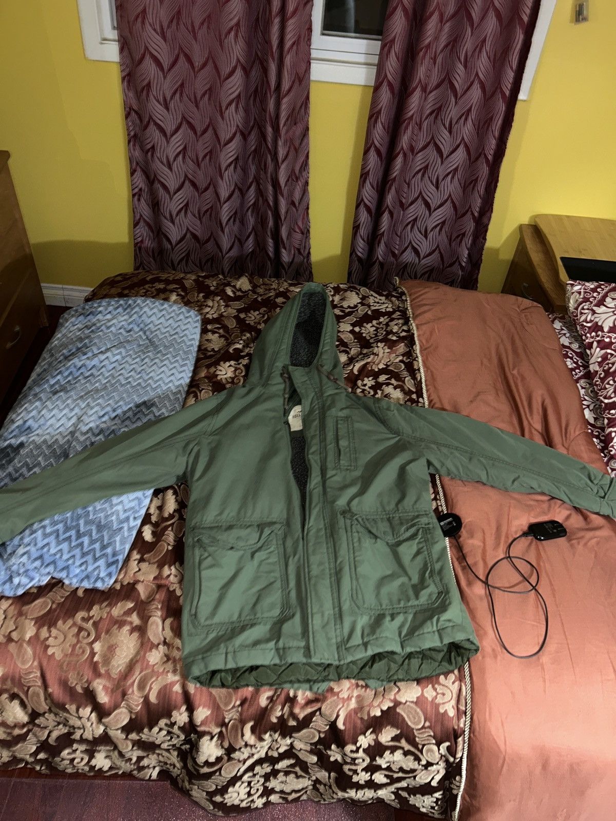 Hollister Hollister Light Spring Sherpa Hood Jacket Size US M / EU 48-50 / 2 - 2 Thumbnail