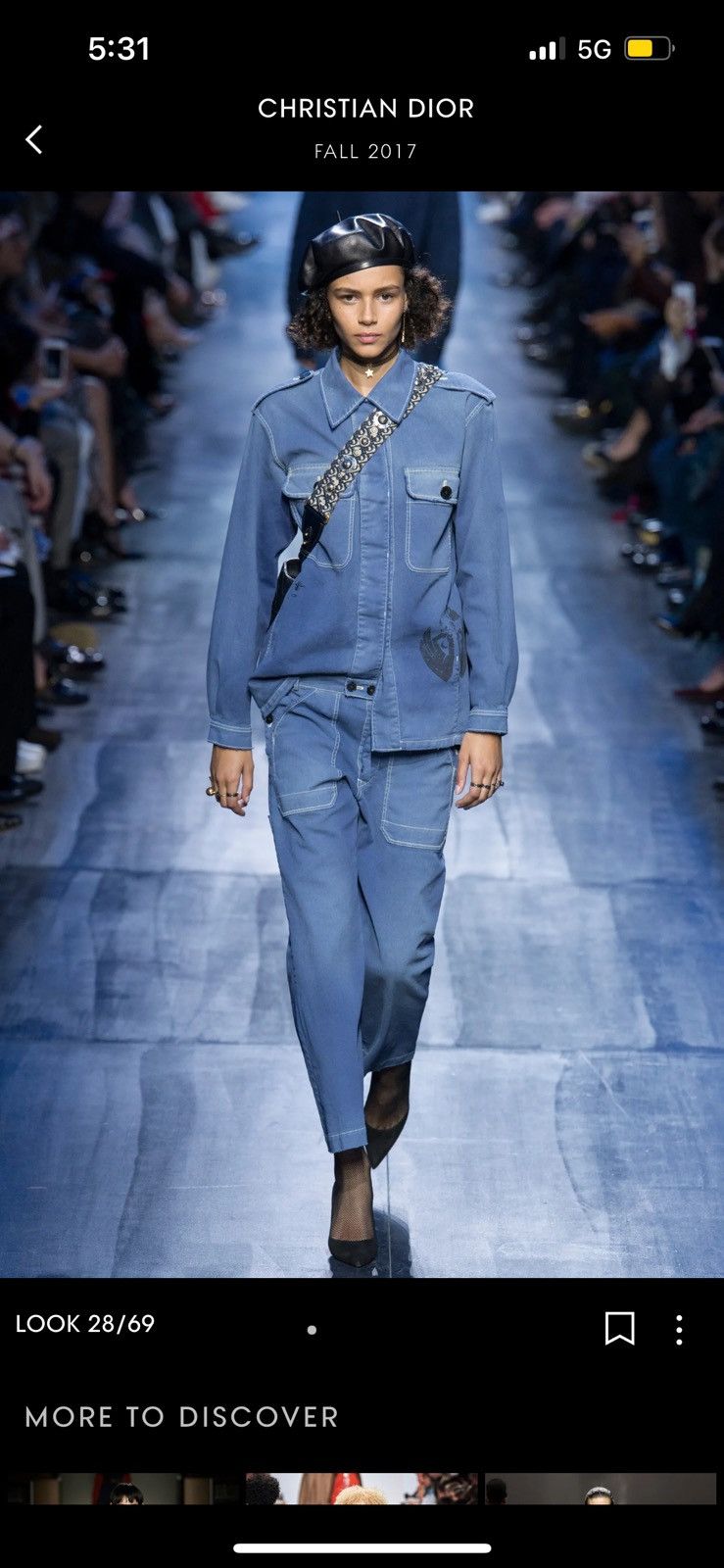 Dior AW17 Runway Hand Printed French Chore Coat Size US M / EU 48-50 / 2 - 2 Thumbnail