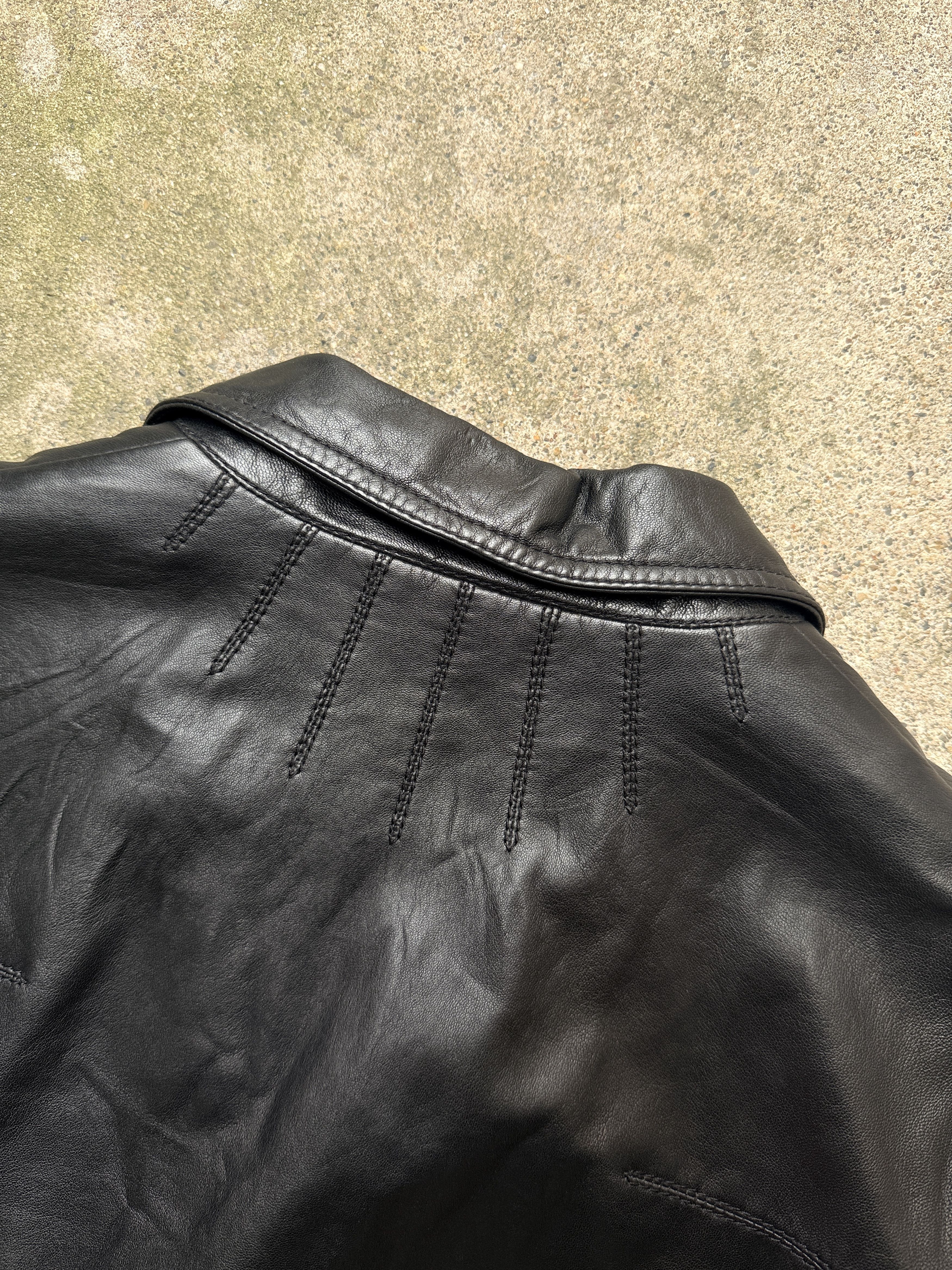 Dior dior homme black leather jacket ss08 spring summe 2008 48 Size US M / EU 48-50 / 2 - 8 Thumbnail