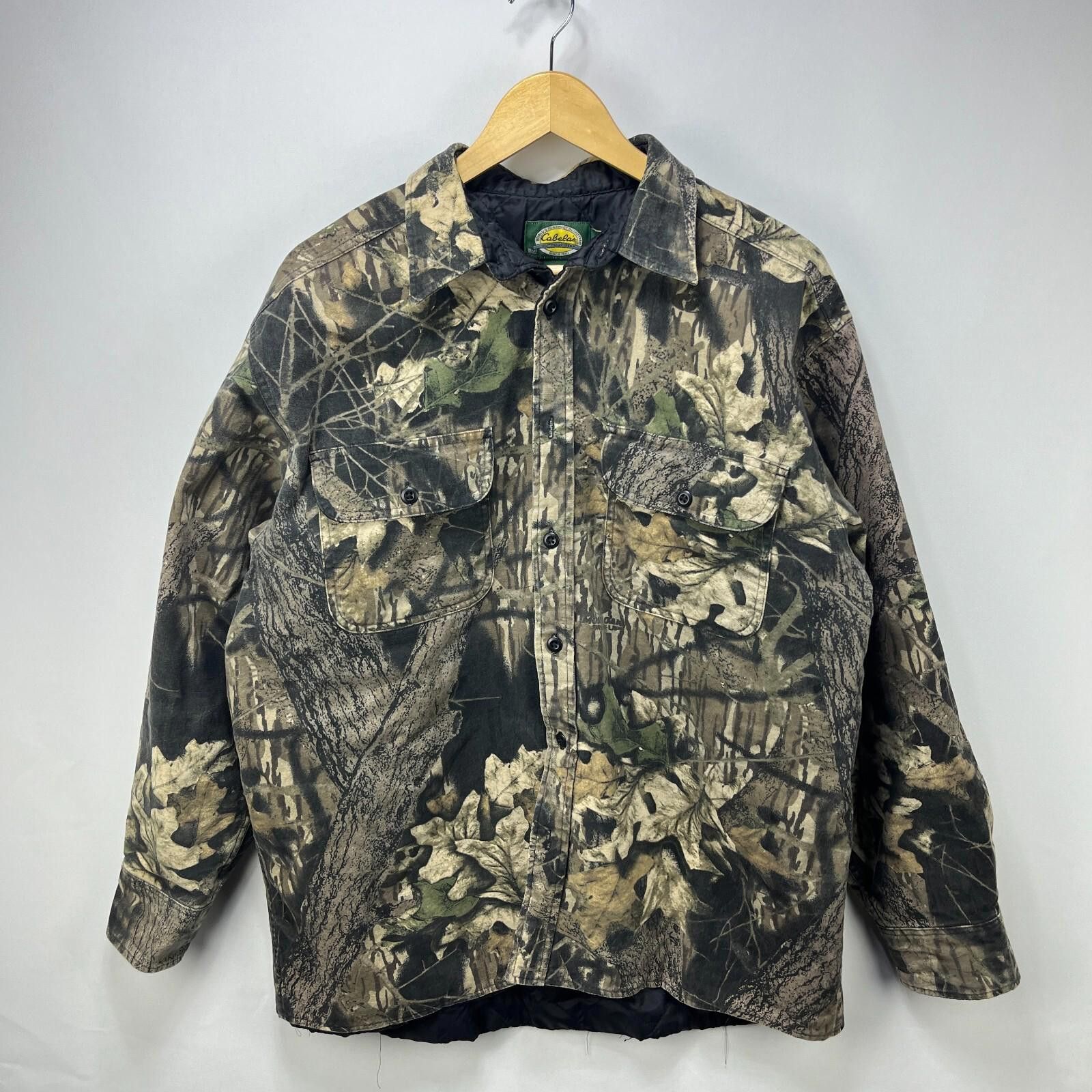 Cabelas Vintage Cabela's Realtree Camo Lined Jacket Large Hunting Size US L / EU 52-54 / 3 - 1 Thumbnail