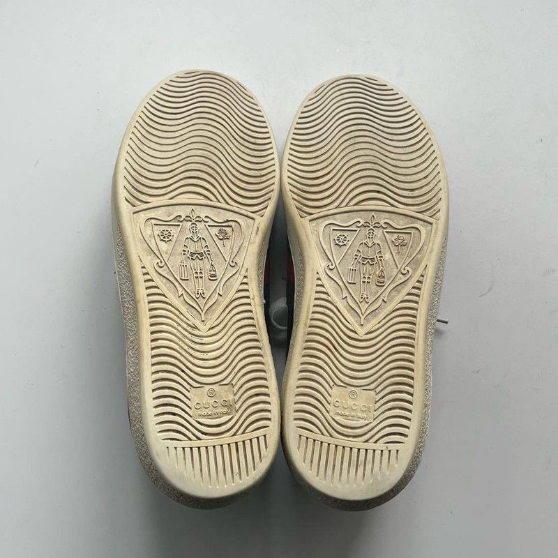Gucci Gucci Ace Black Bee Embroidery Low-Top Sneakers Size US 9.5 / EU 42-43 - 6 Thumbnail